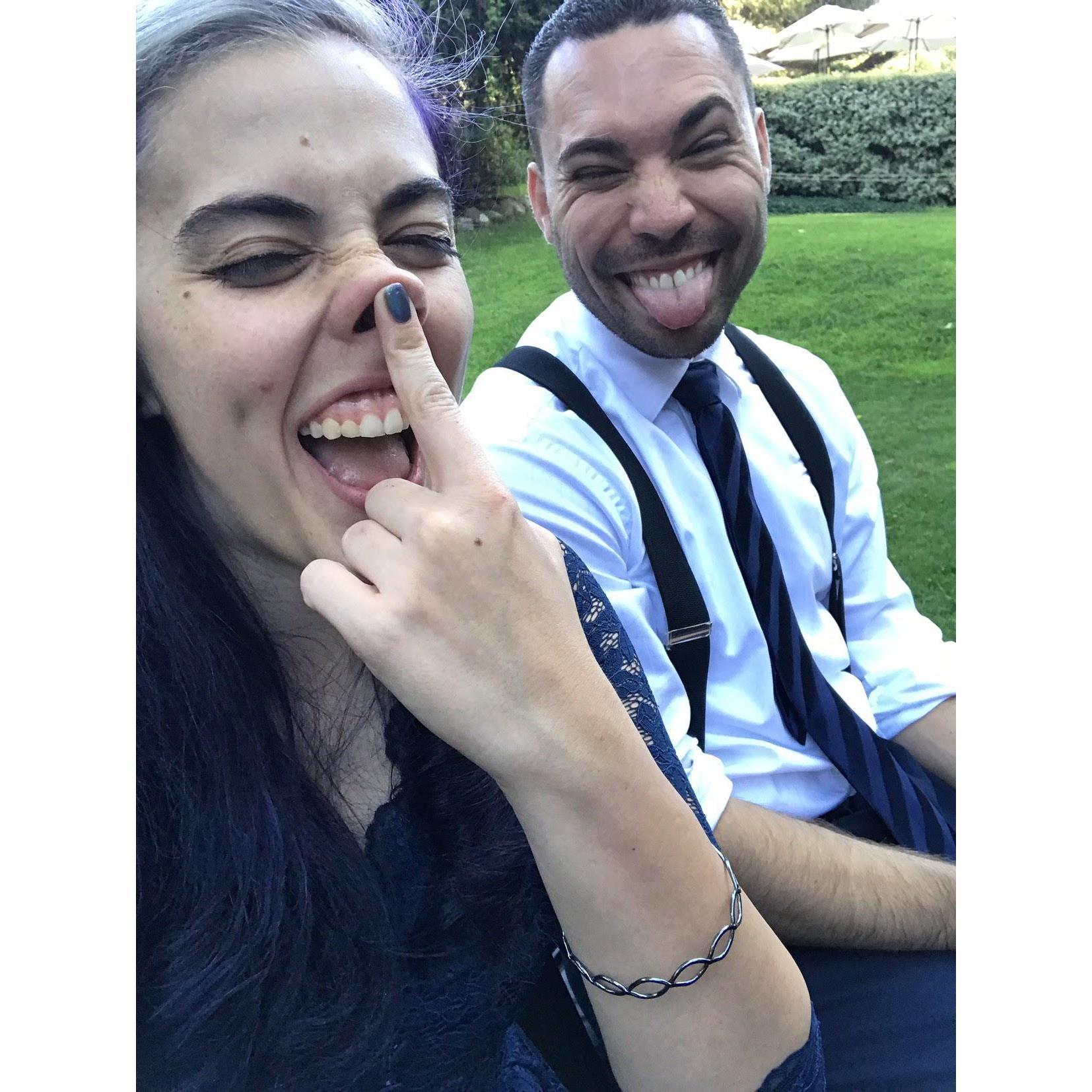 We weren't dating at this point, but we both knew we had something special between us