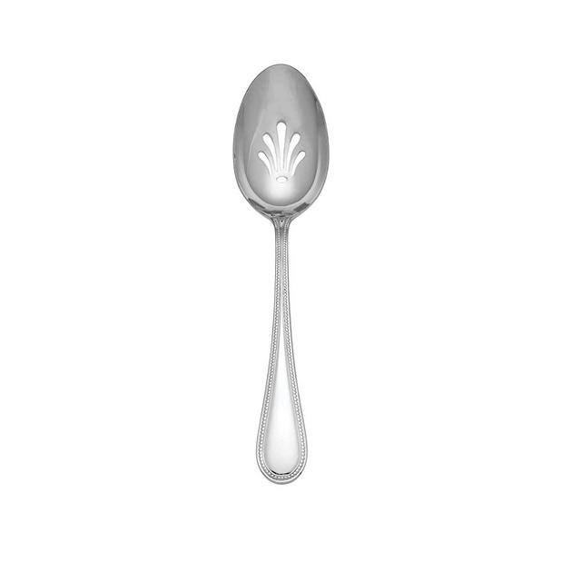 Reed & Barton 4230490 Lyndon Pierced Buffet Spoon, 0.65 LB, Metallic