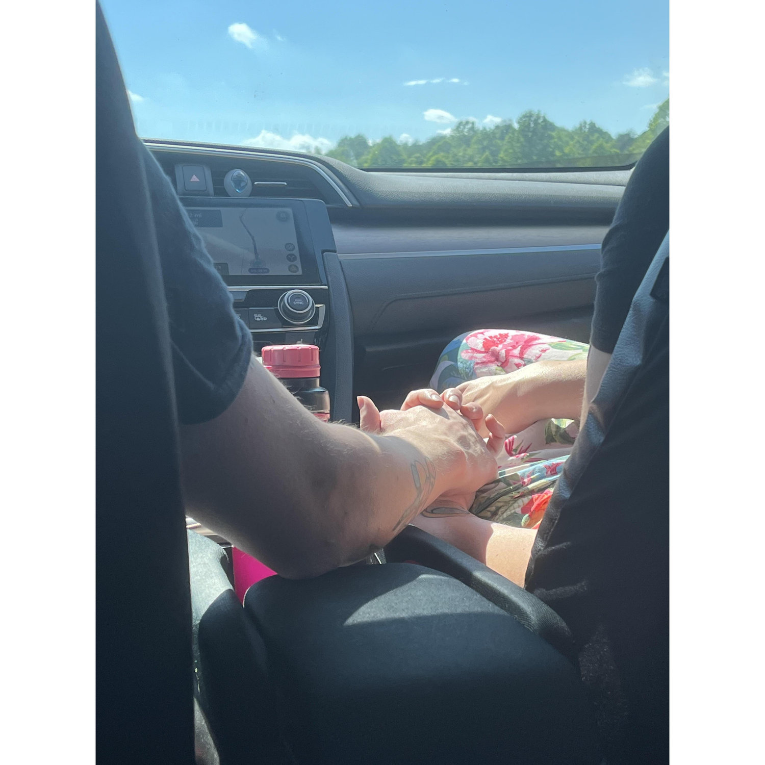 When Kerrigan and Abby picked up Jack from the airport, home for good!