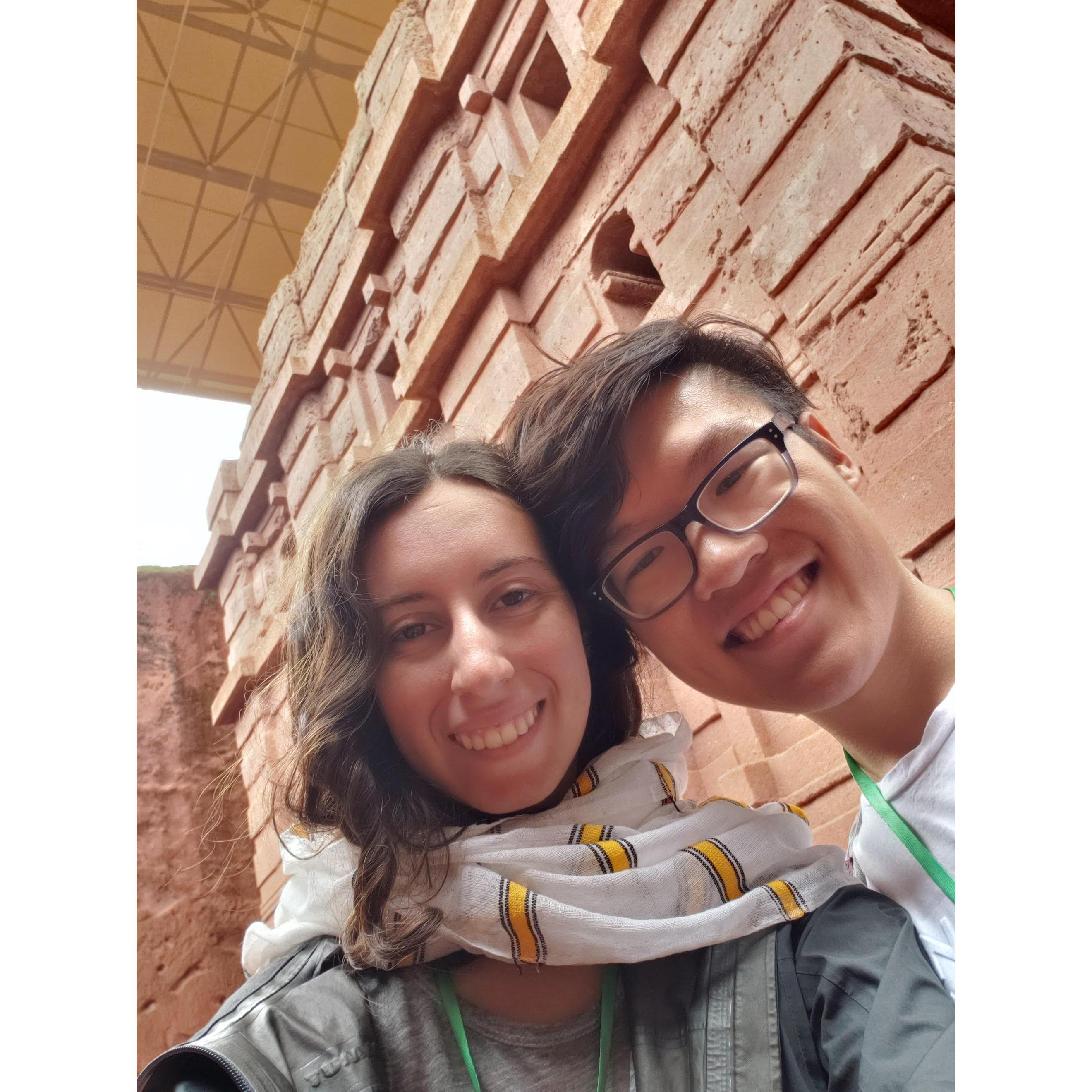 Alex visited Nina in Ethiopia where we traveled to sites like the rock hewn churches of Lalibela!