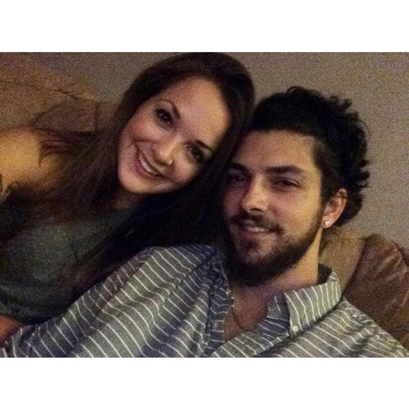 Our first photo together after we started dating in 2015!