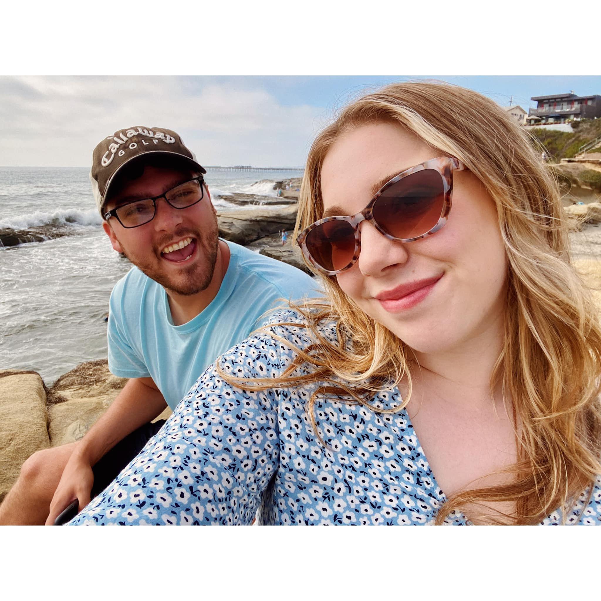 Watching the waves roll in - San Diego 2021