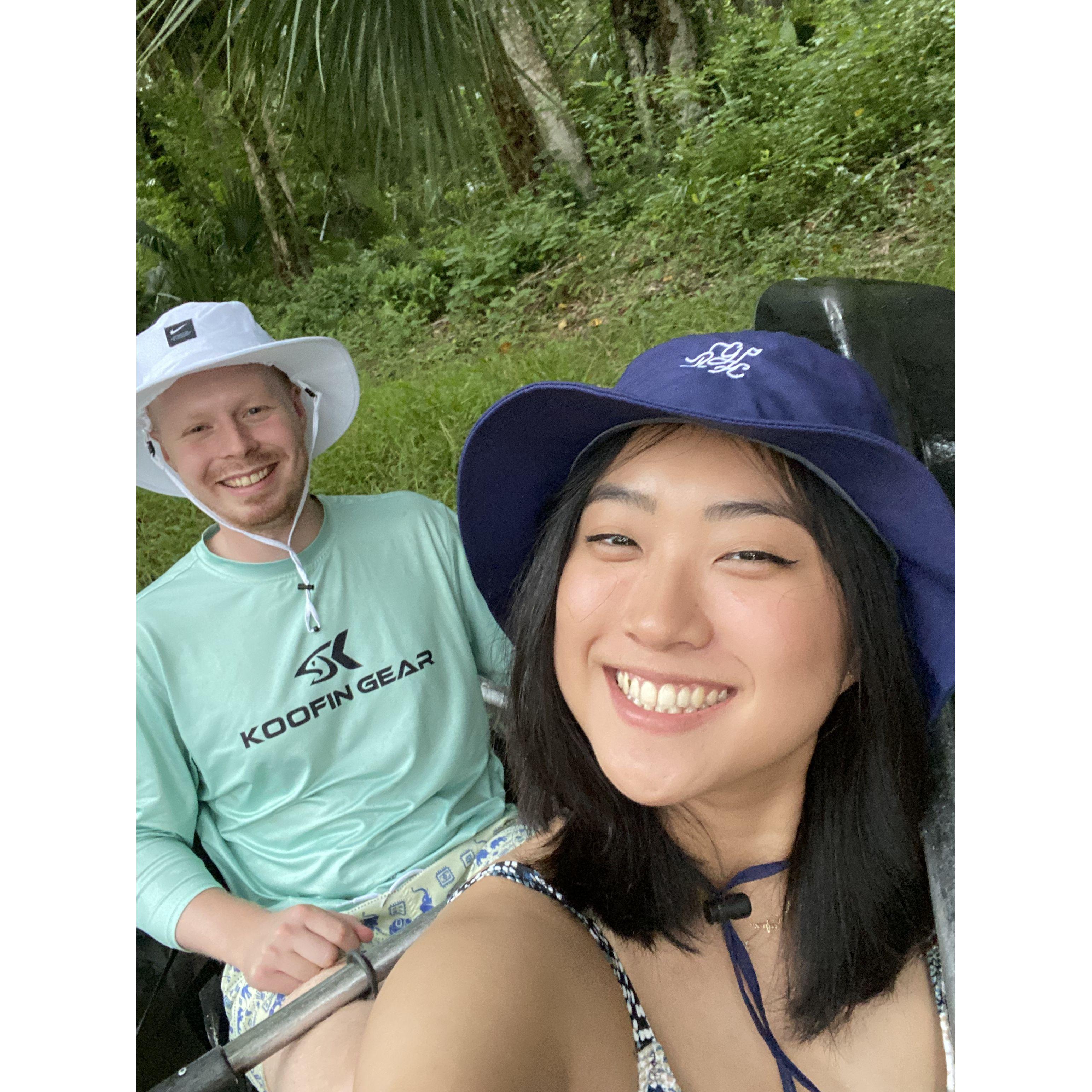 Snapped right before it started thunder-storming and we had to paddle to safety