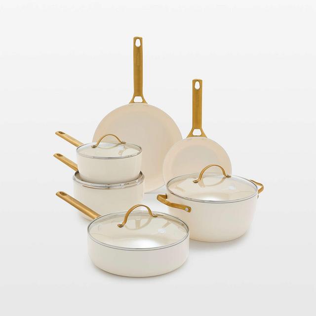 GreenPan ™ Reserve Cream 10-Piece Ceramic Non-Stick Cookware Set