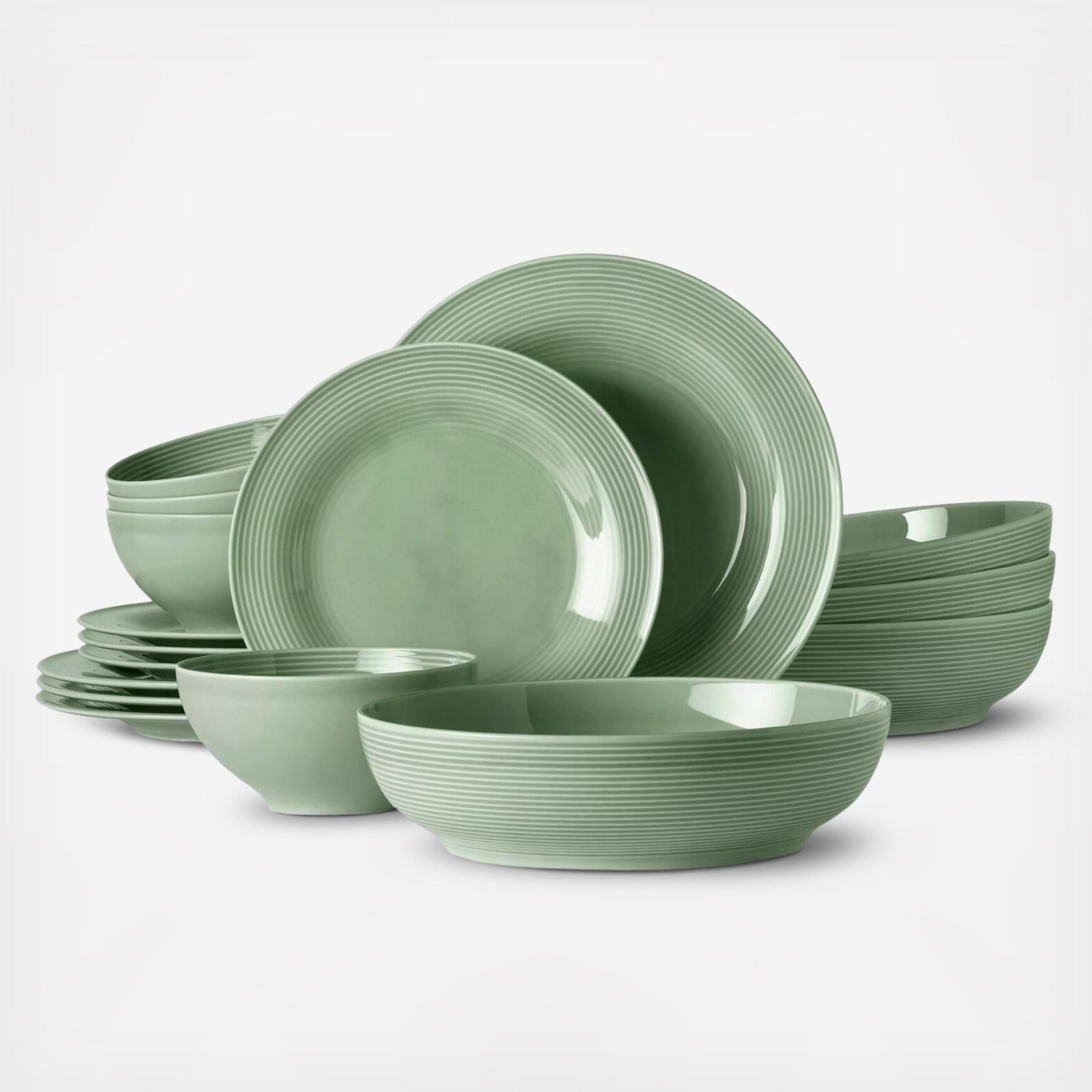 Piatto Da Colazione Seltmann Weiden Beat, Grigio Perla, Diametro 23.3 Cm, Porcellana Made In Germany, Adatto A Microonde E Lavastoviglie