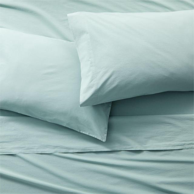 Organic Cotton Lily Pad Queen Sheet Set