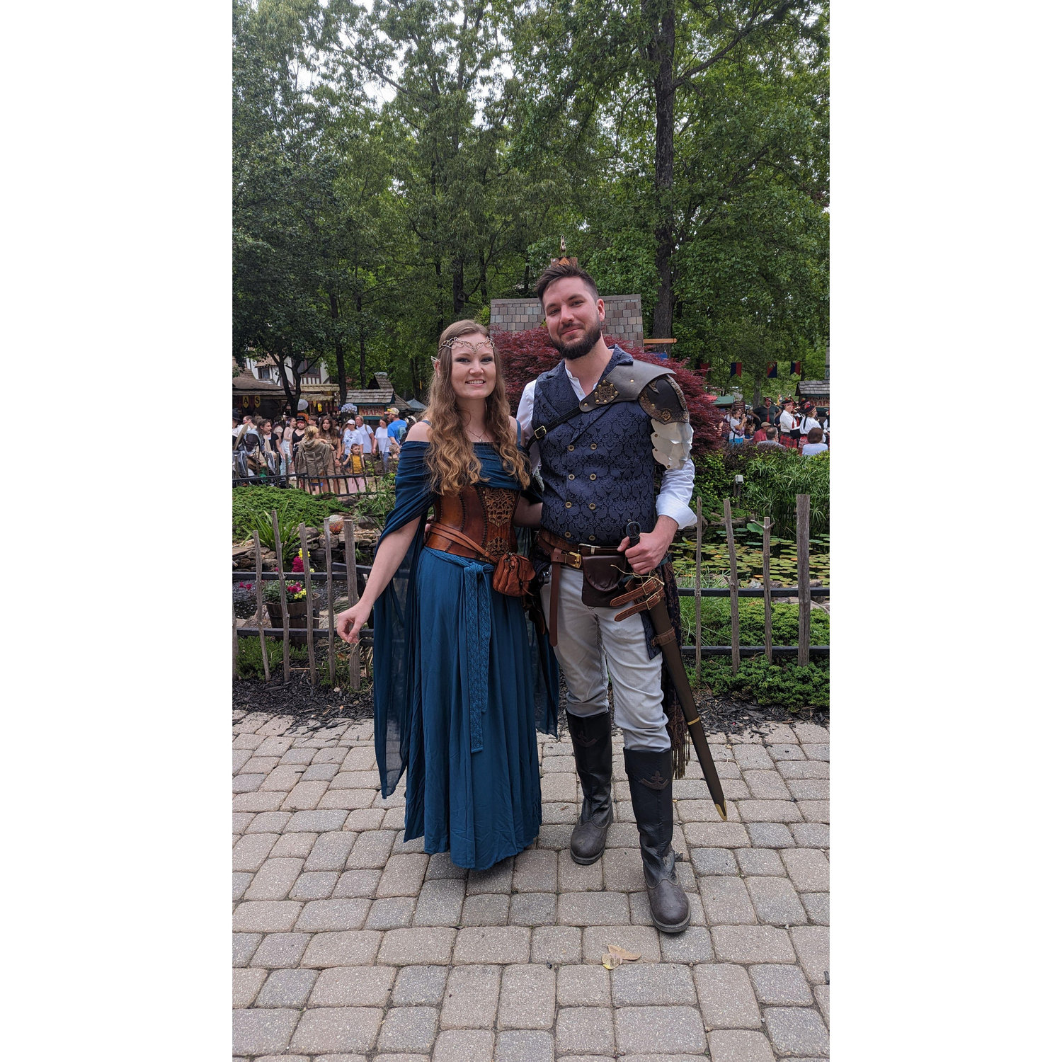 Our first RenFaire together