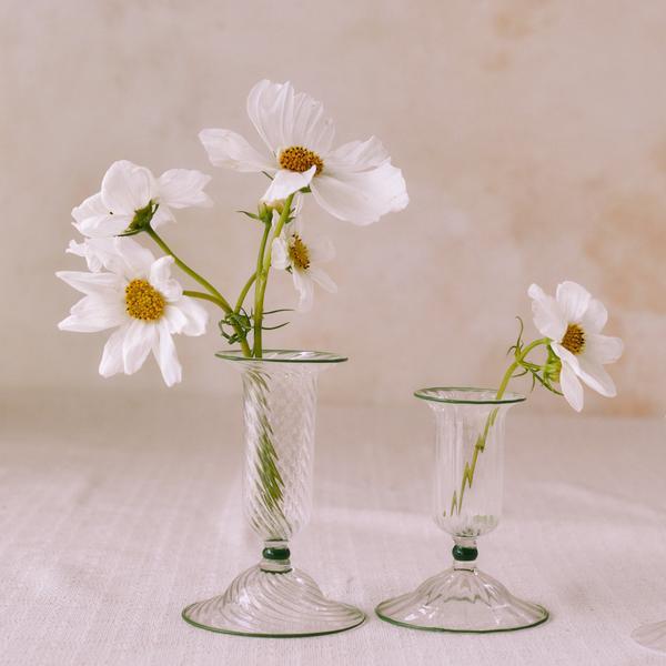Luna Candleholders, Green