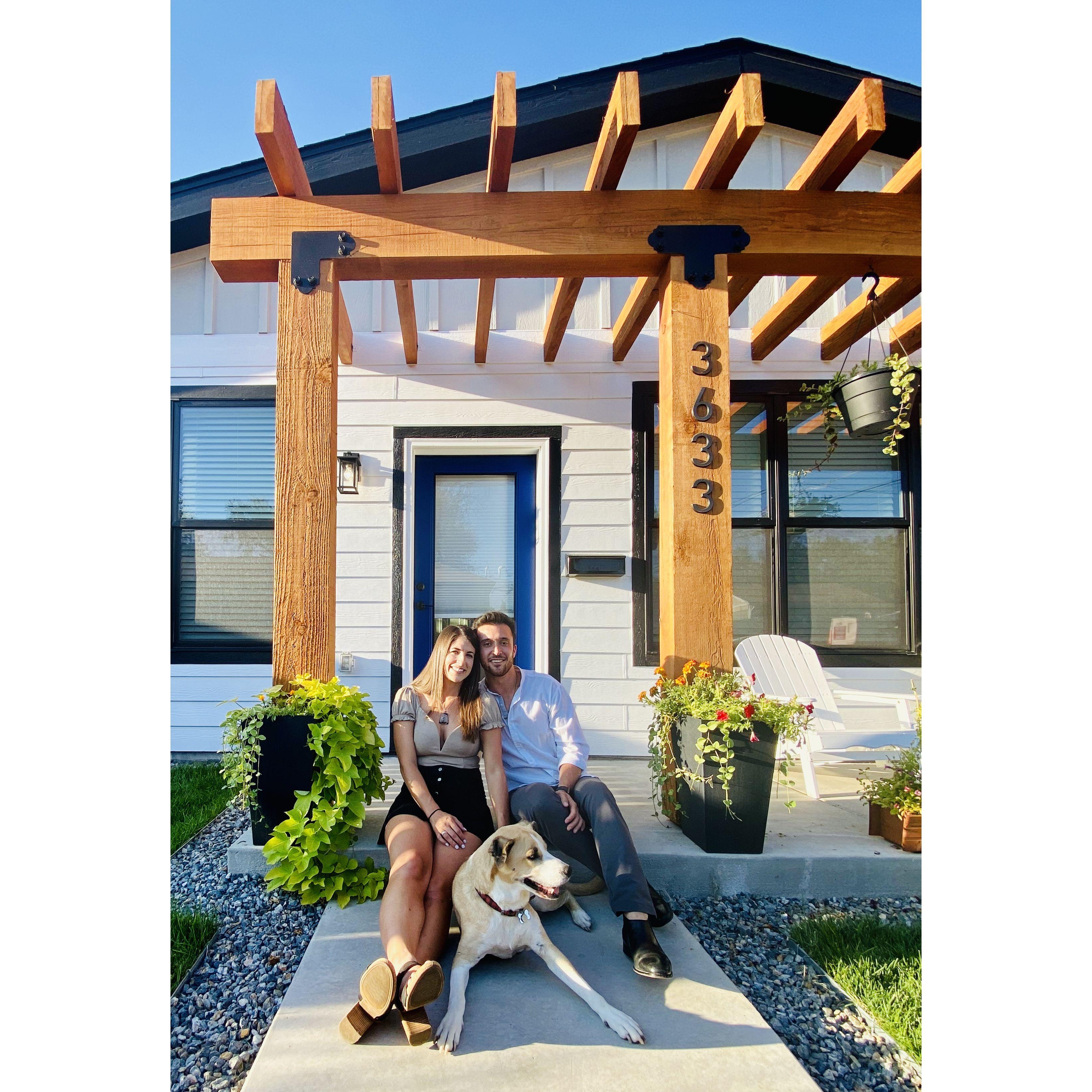 Our home with Rita