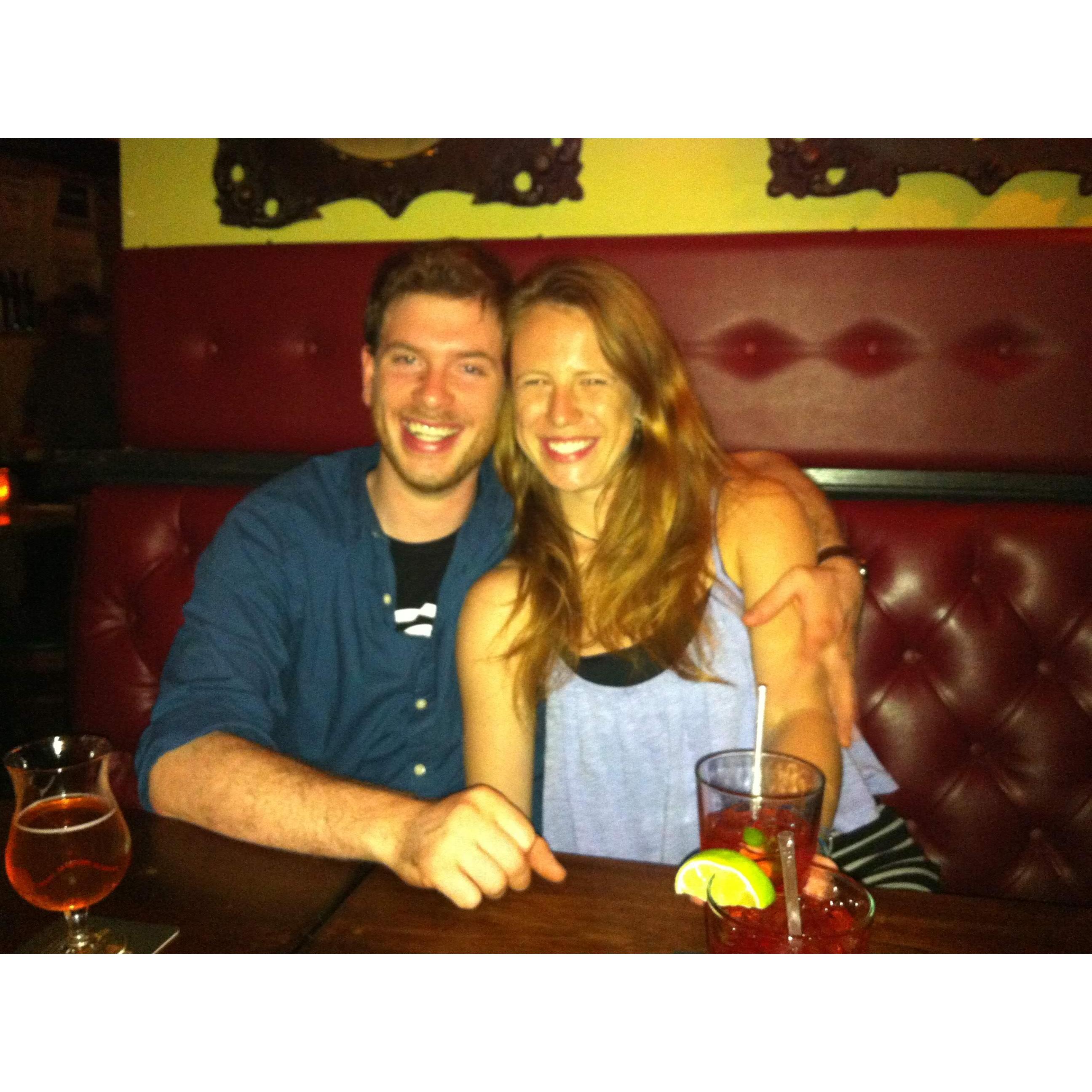 Summer 2013, when we first moved to Brooklyn.