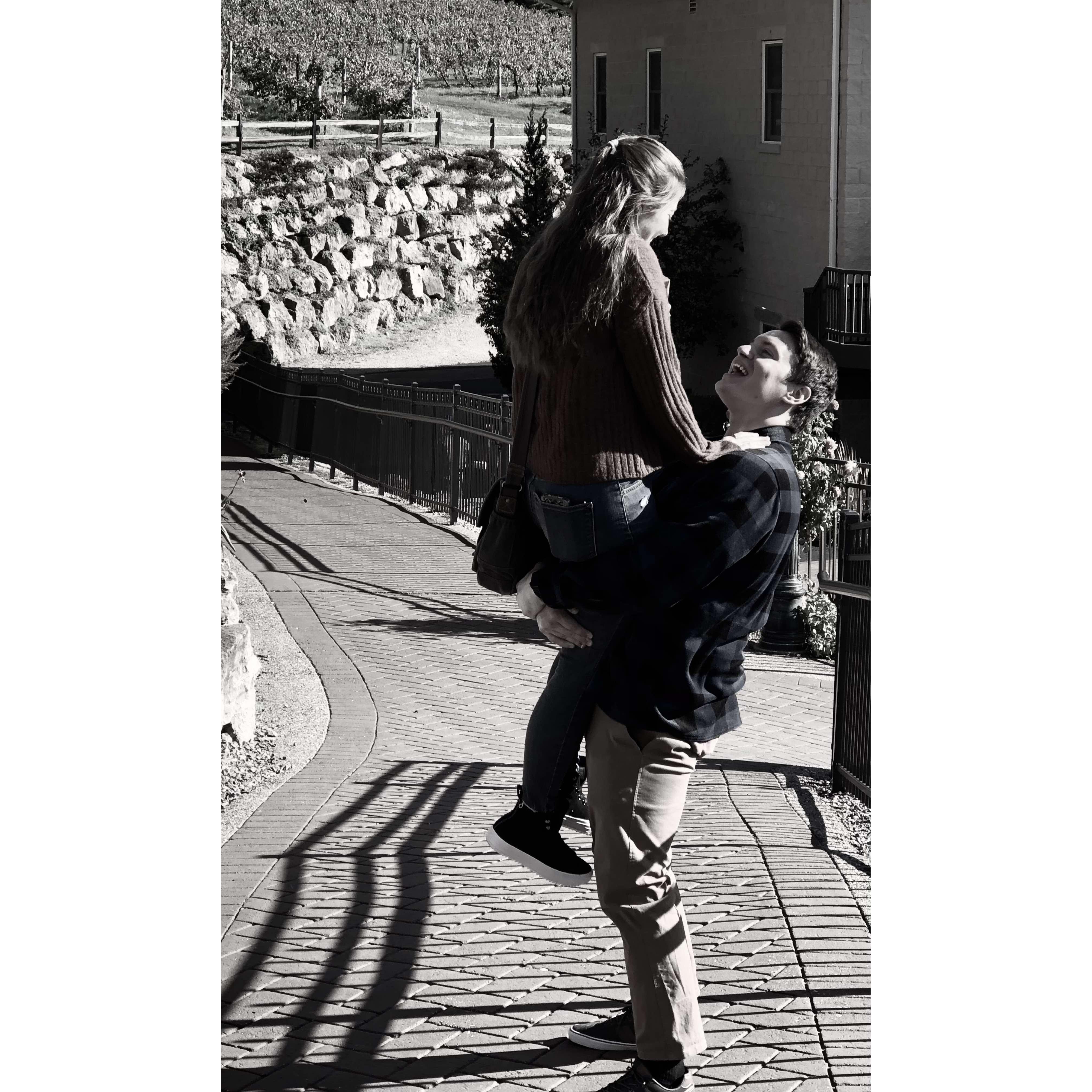 One of our favorite pictures of us together!