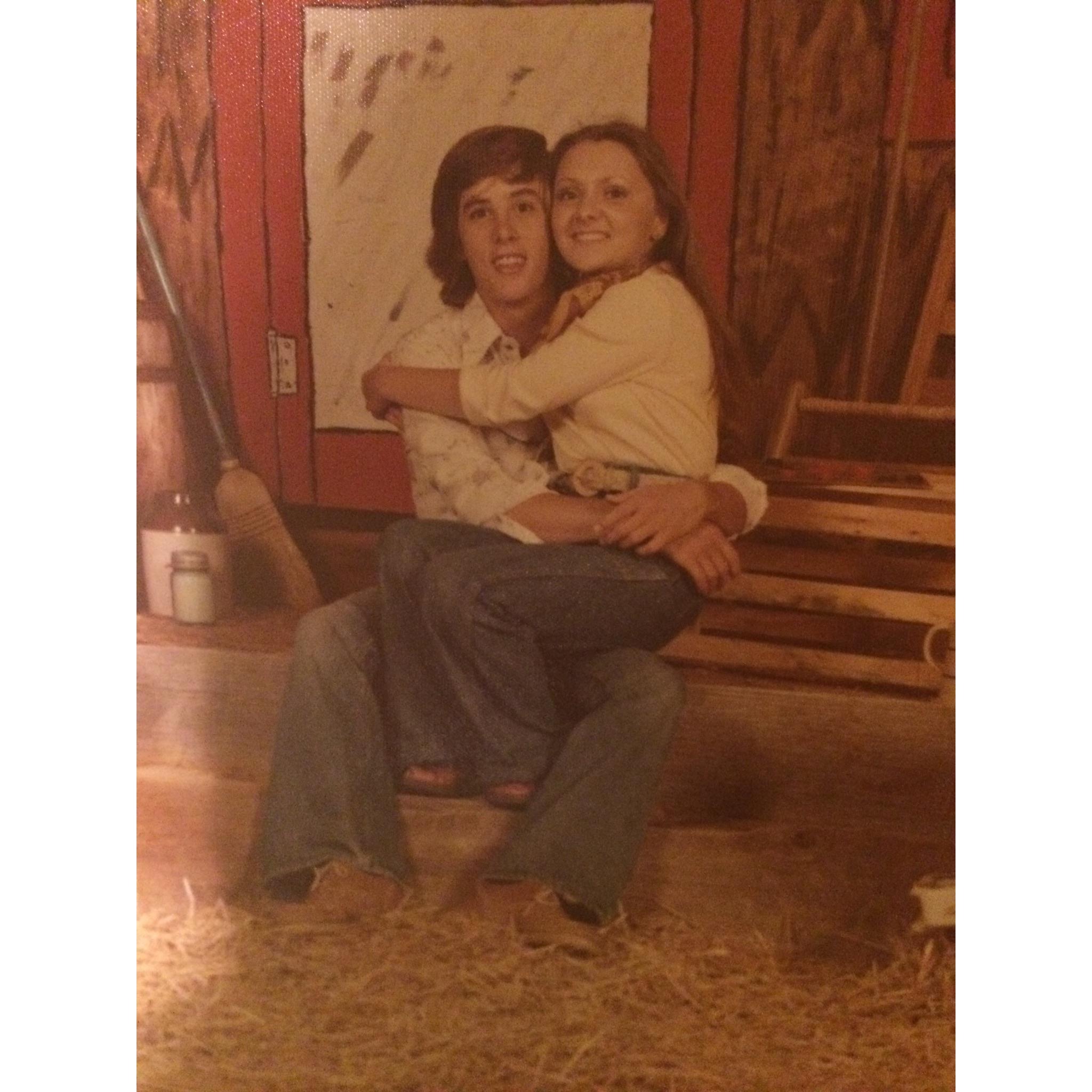 How great it would be to be 16 again. We are at the barn yard boogie! We are definitely in love!