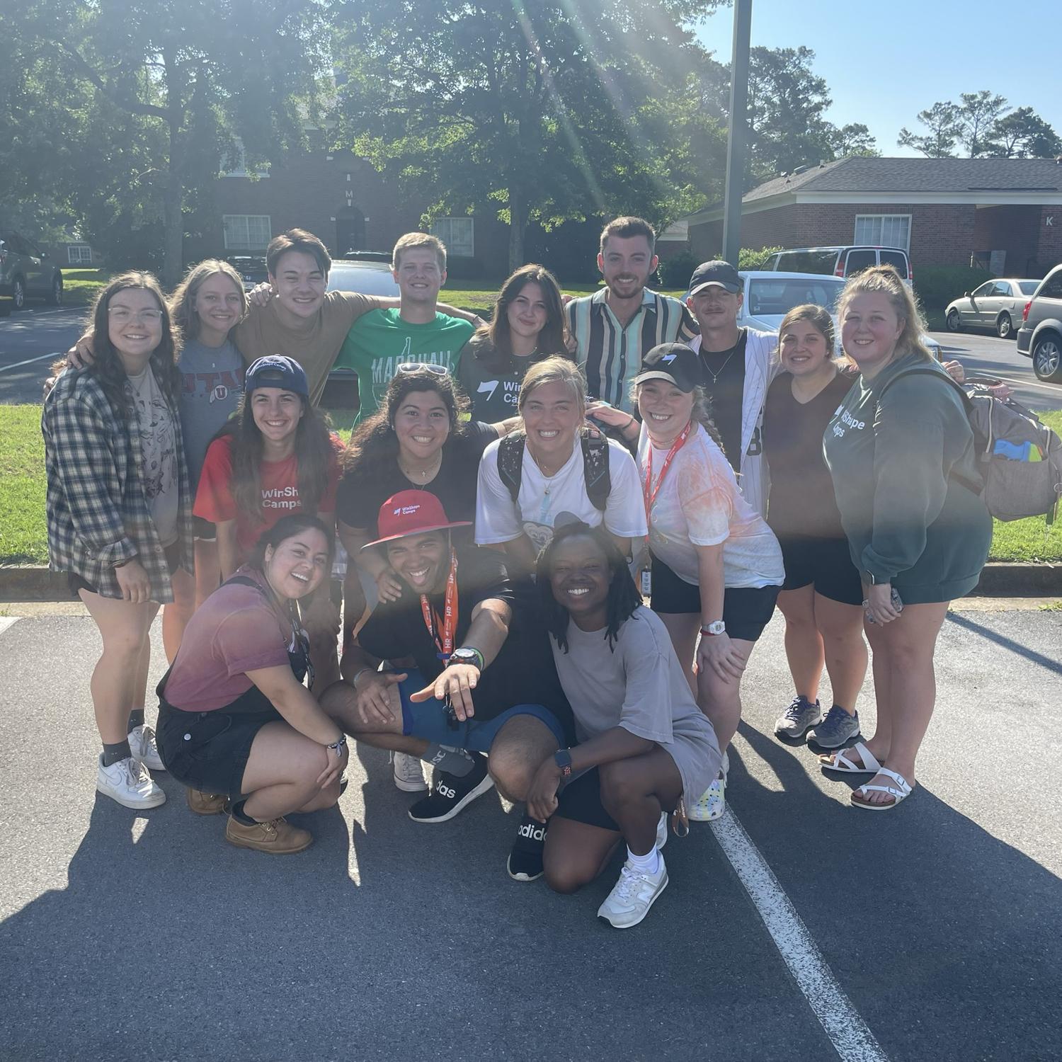 Back at WinShape for our second summer but this time on different teams!
