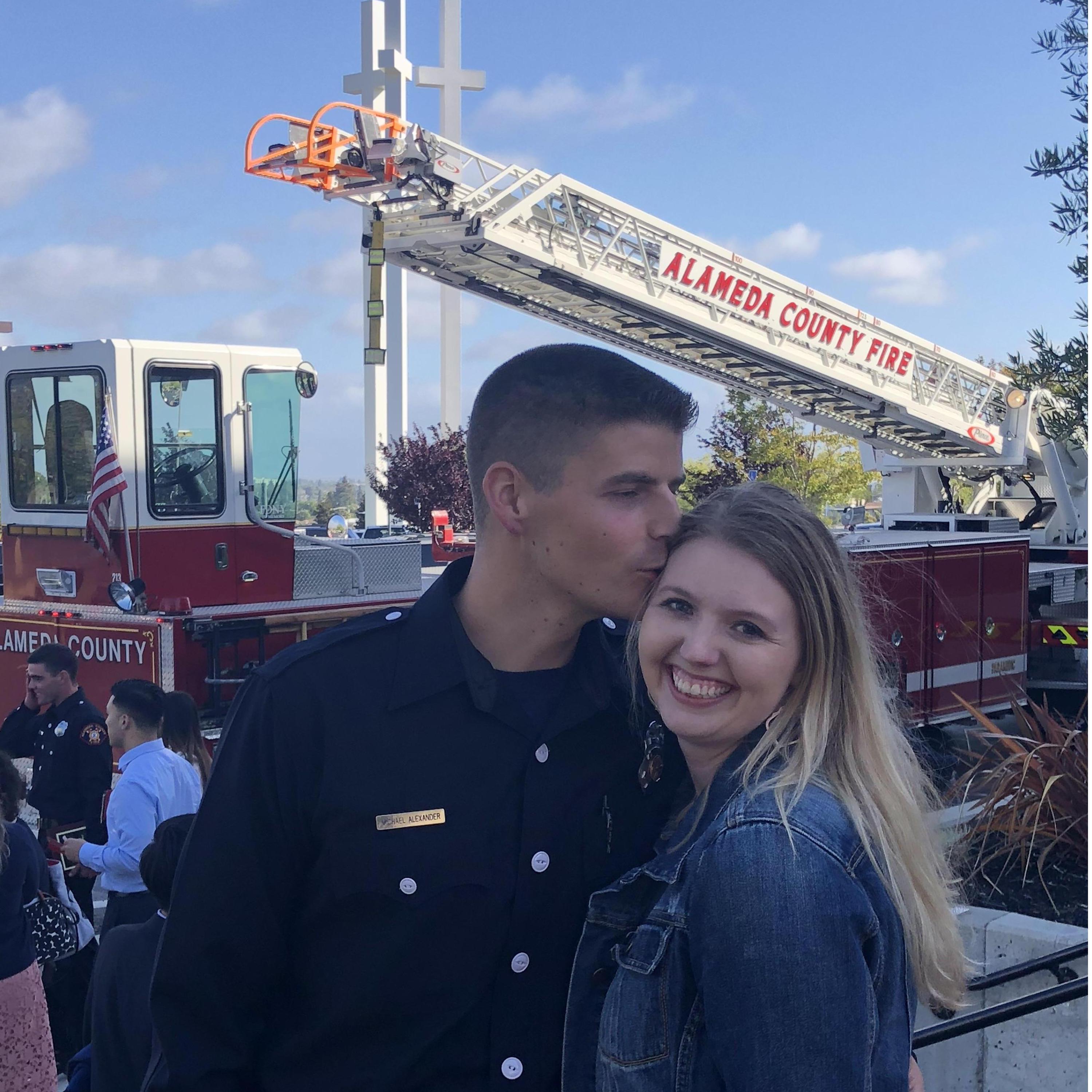Michael graduated from Alameda County Fire Academy