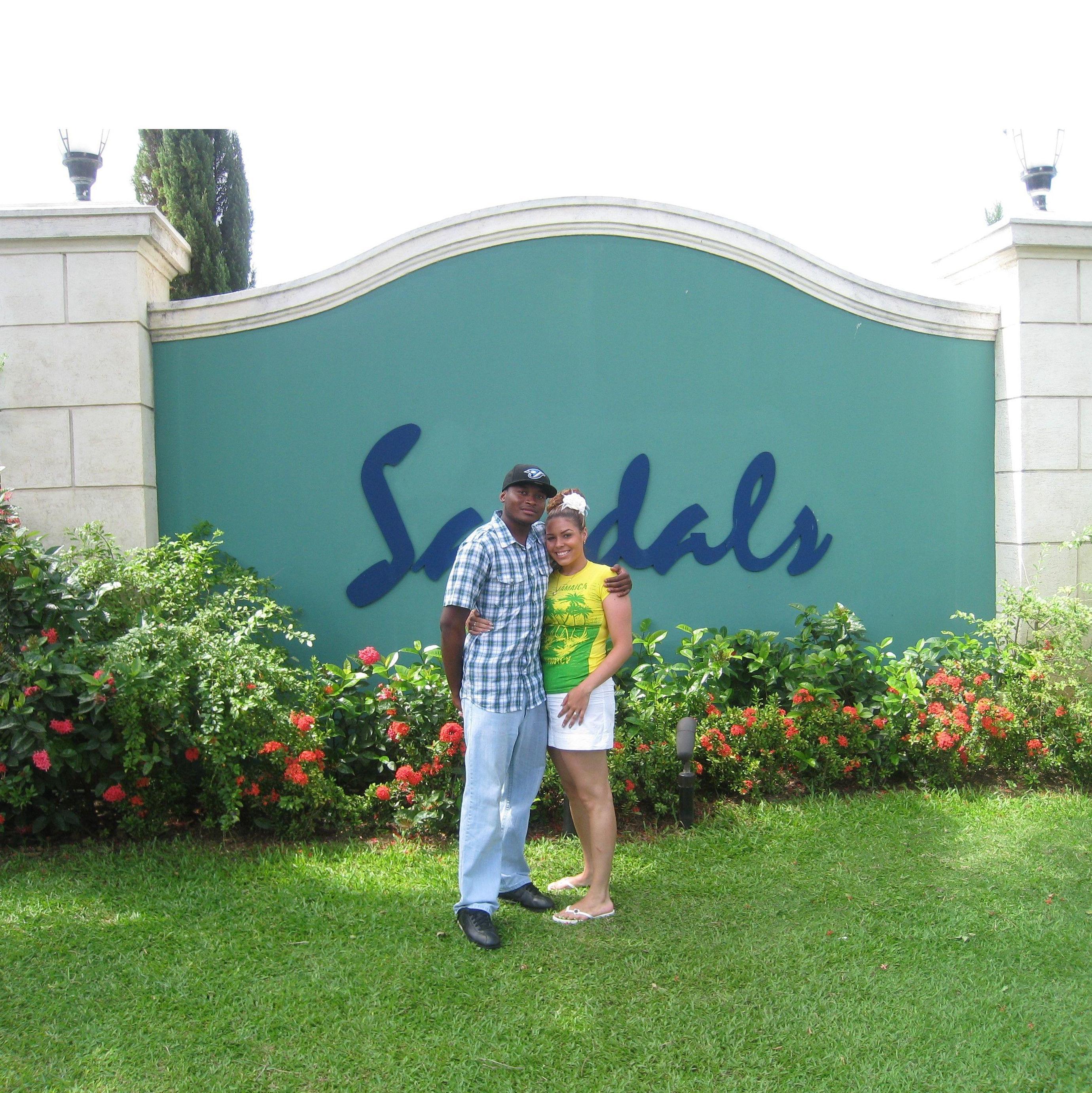 First day as a Fiance! July 8, 2010 - Sandals Montego Bay