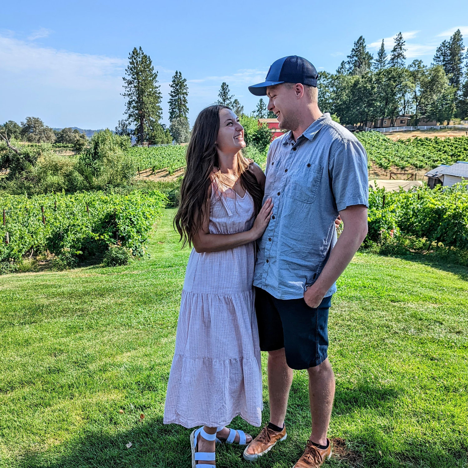 Our first photo together during Round 2