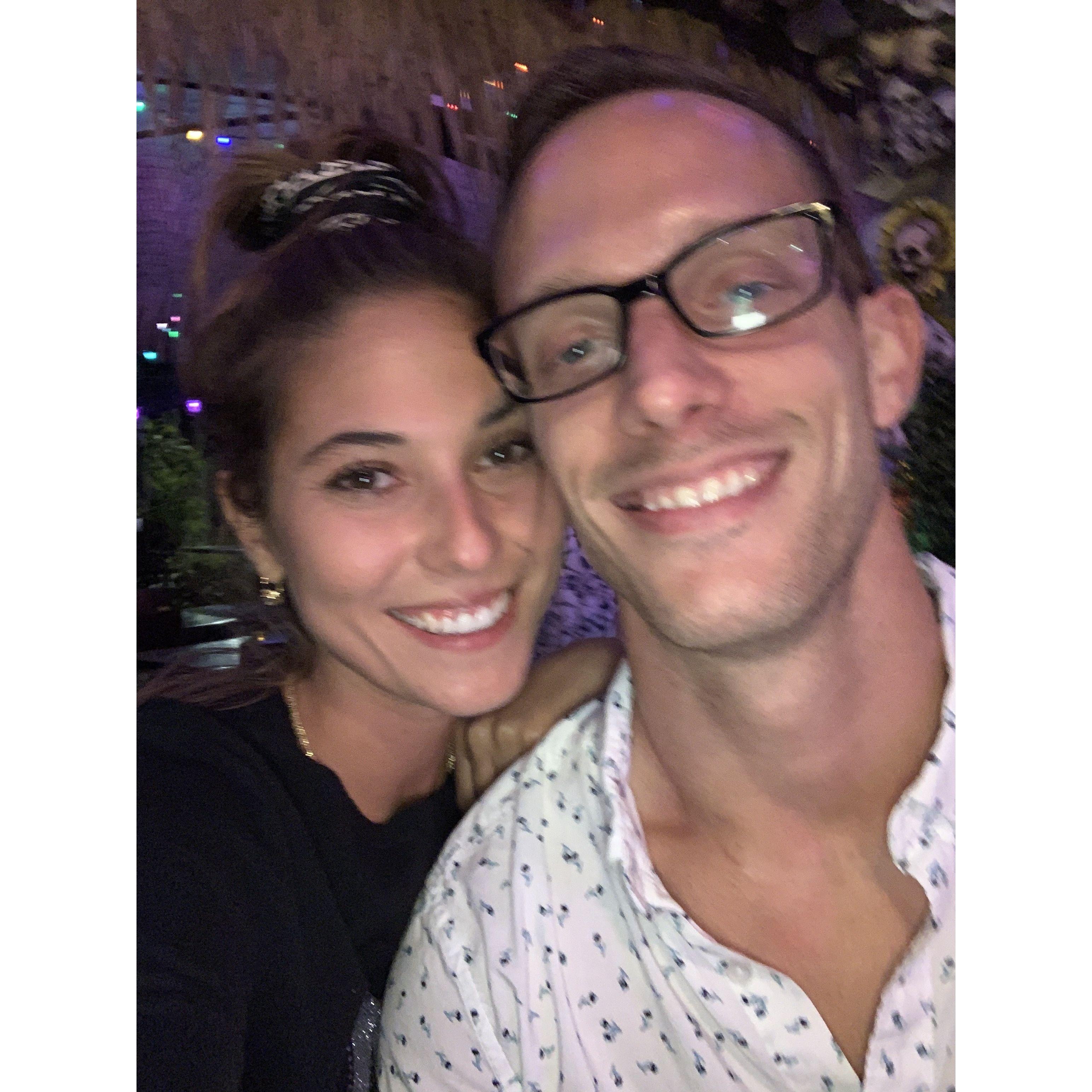 Our first photo together