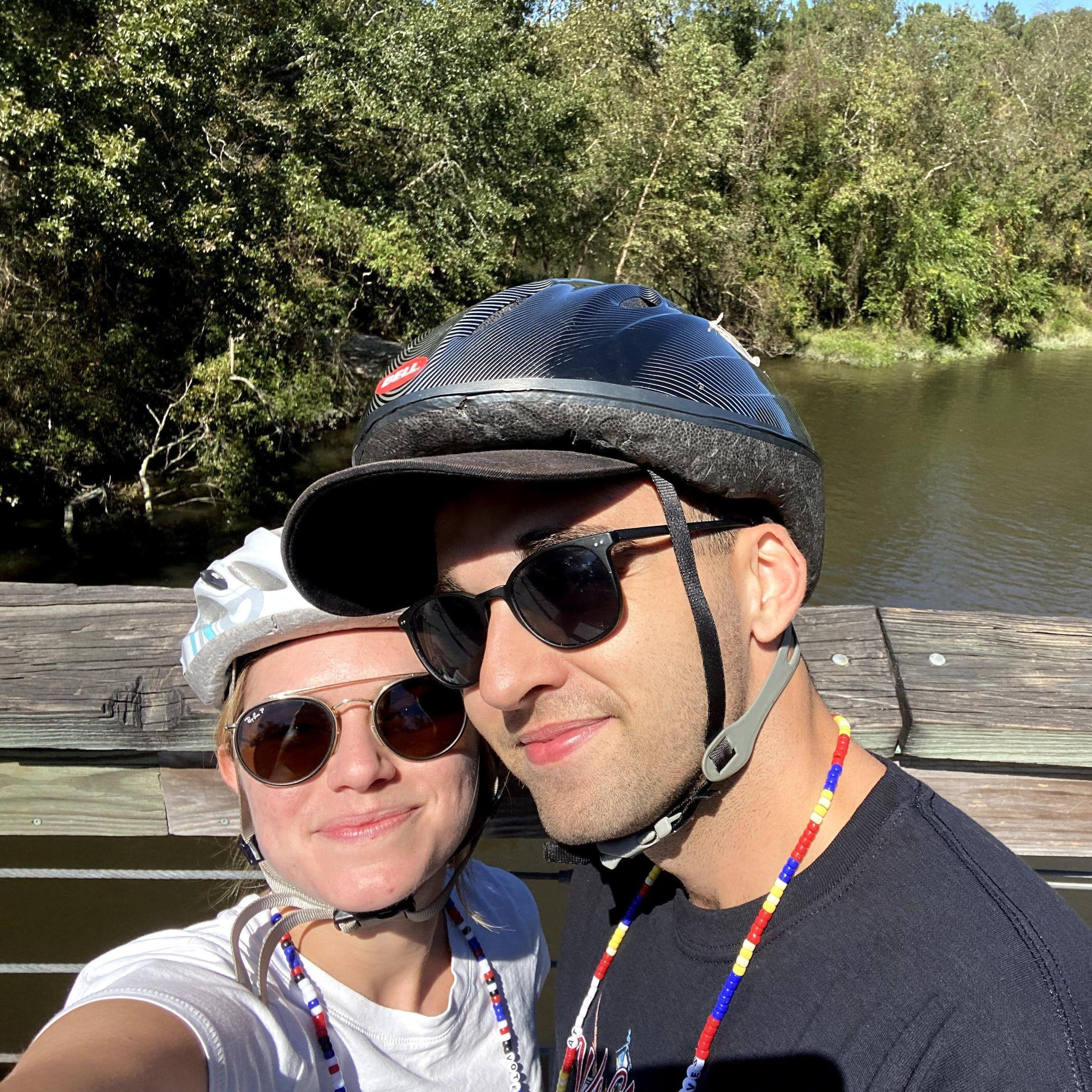 The early days of our romance were in the Fall of 2020, so most of our dates consisted of outdoor, COVID-friendly activities (remember mask holders?)