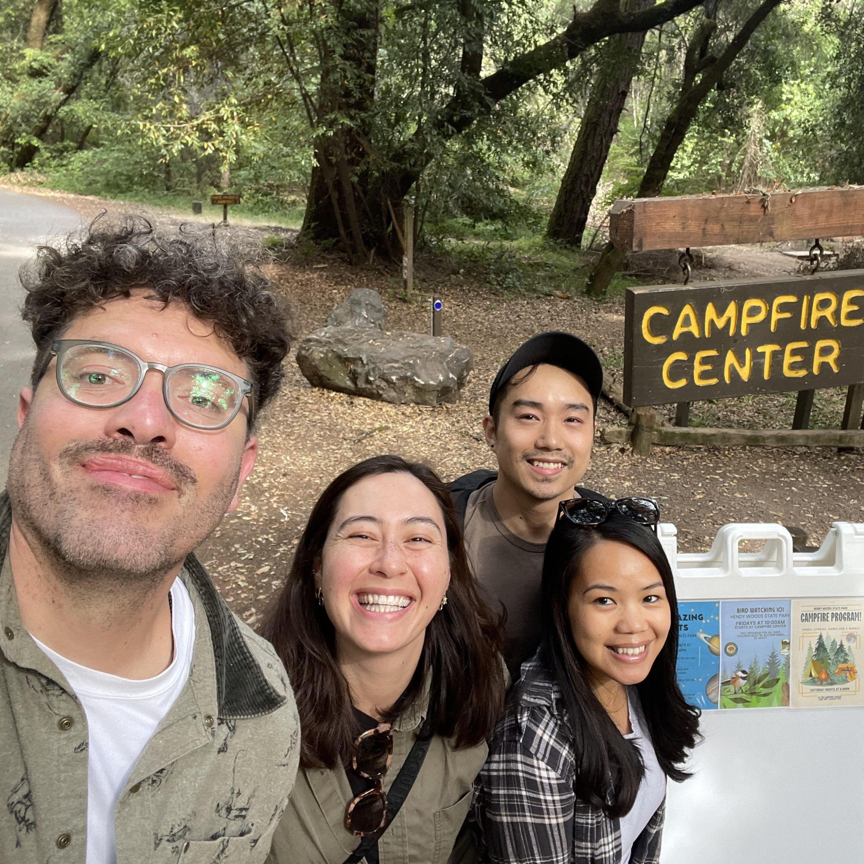 Double date: camping edition