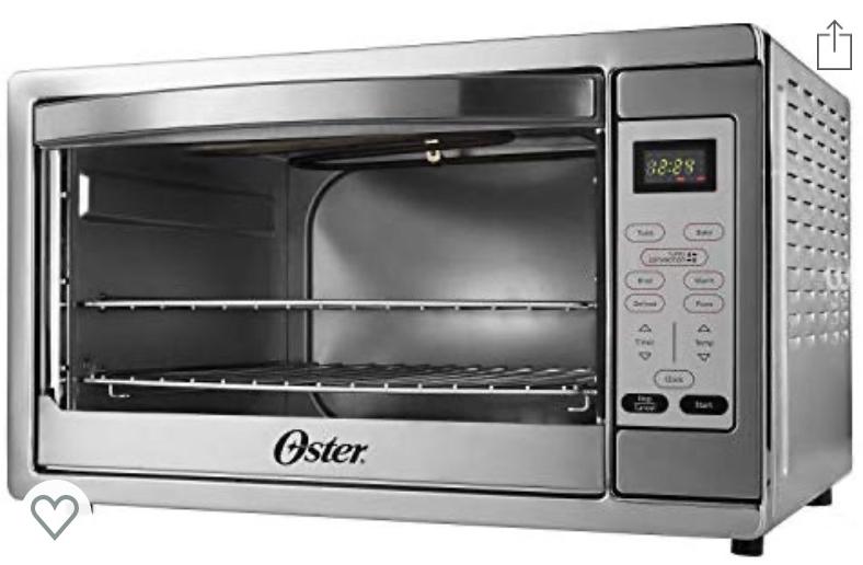 Oster Extra Large Digital Countertop Convection Oven, Stainless Steel (TSSTTVDGXL-SHP)