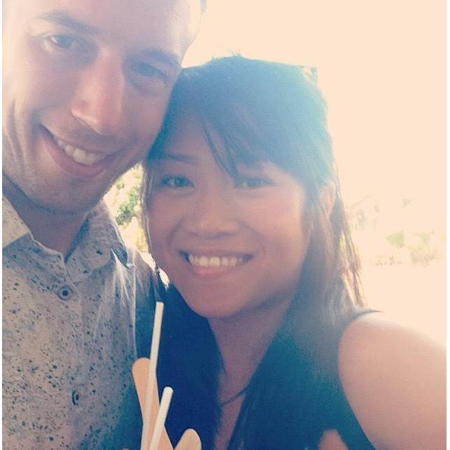 Our first ever photo taken together