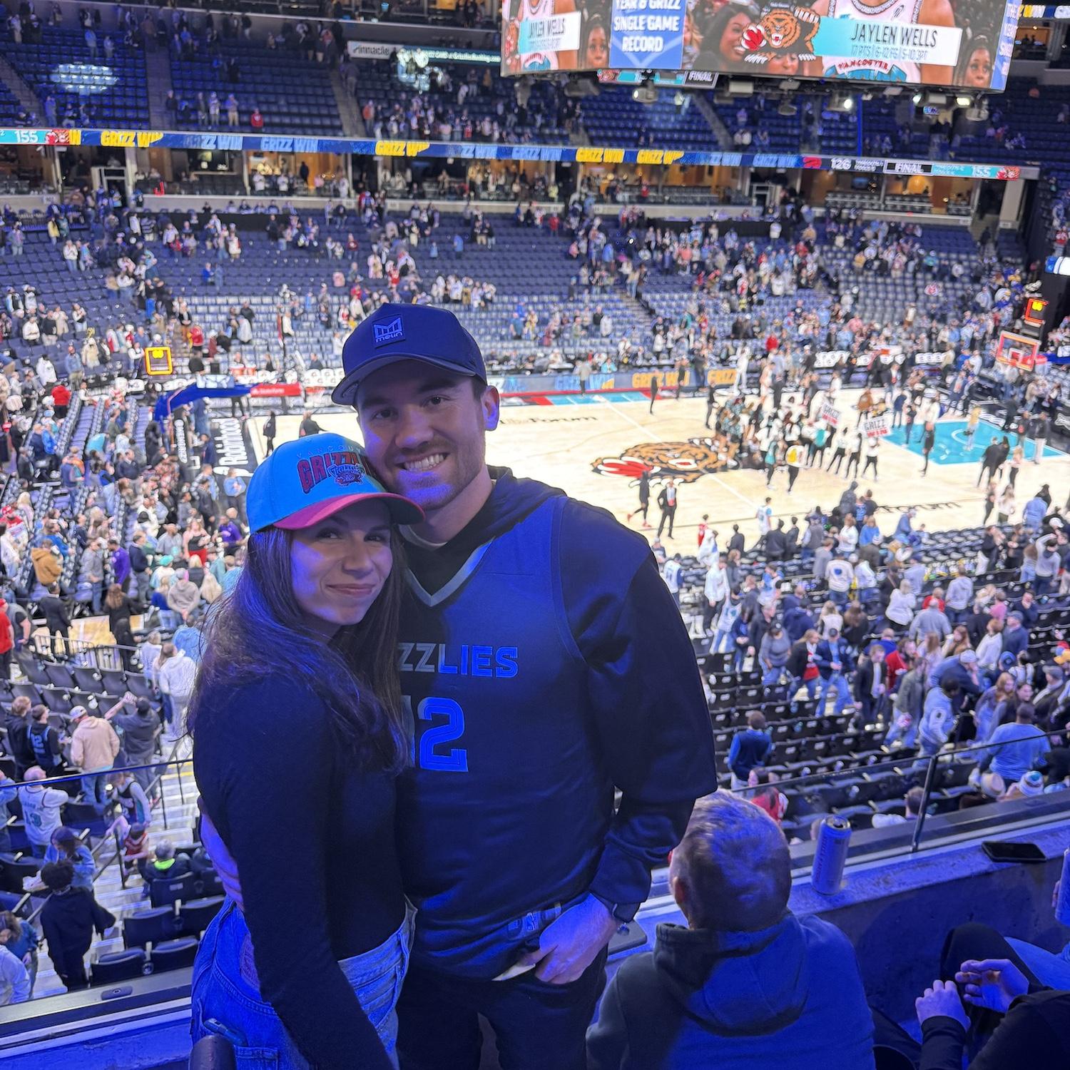 First Grizzlies game together!