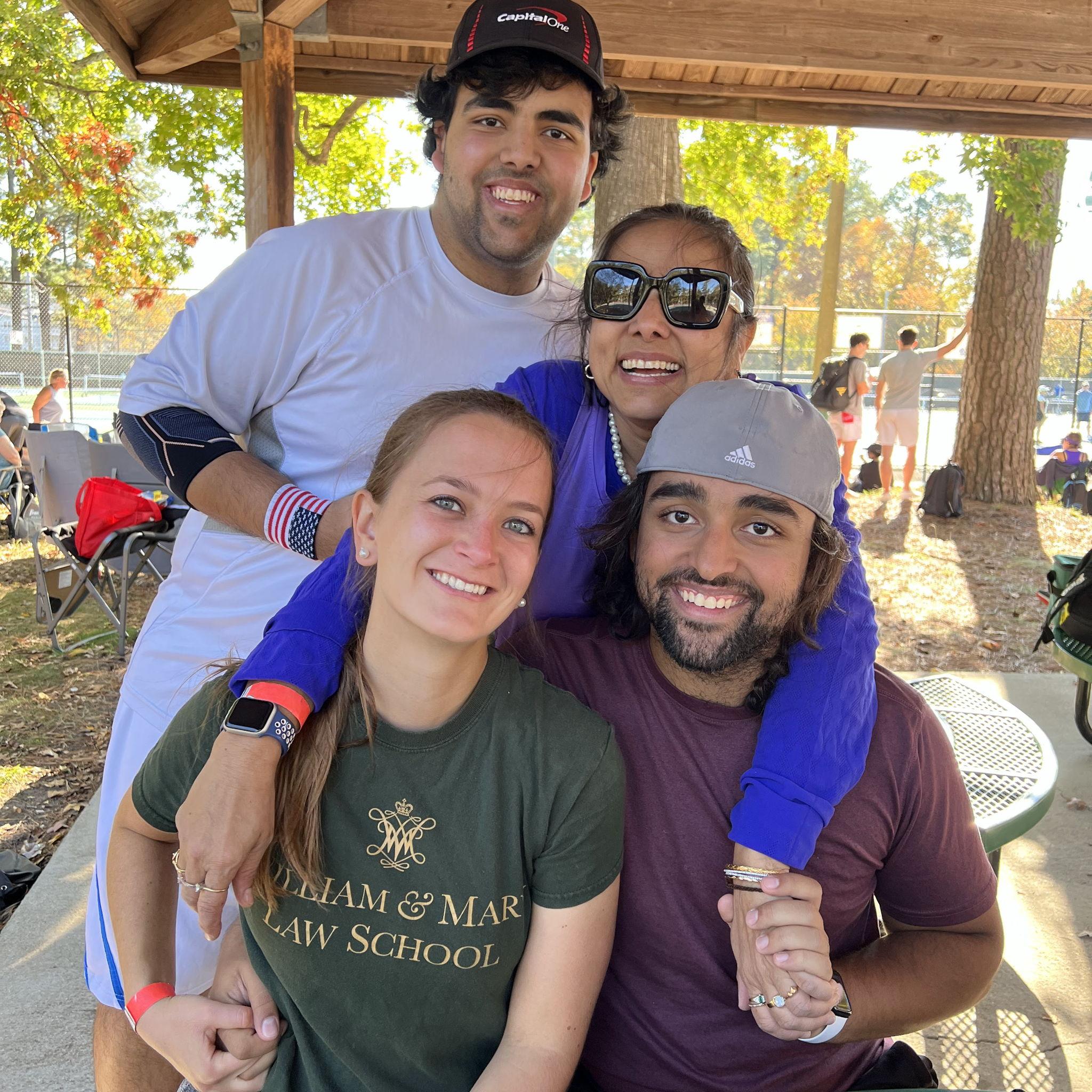 At a pickleball tournament in Virginia Beach!