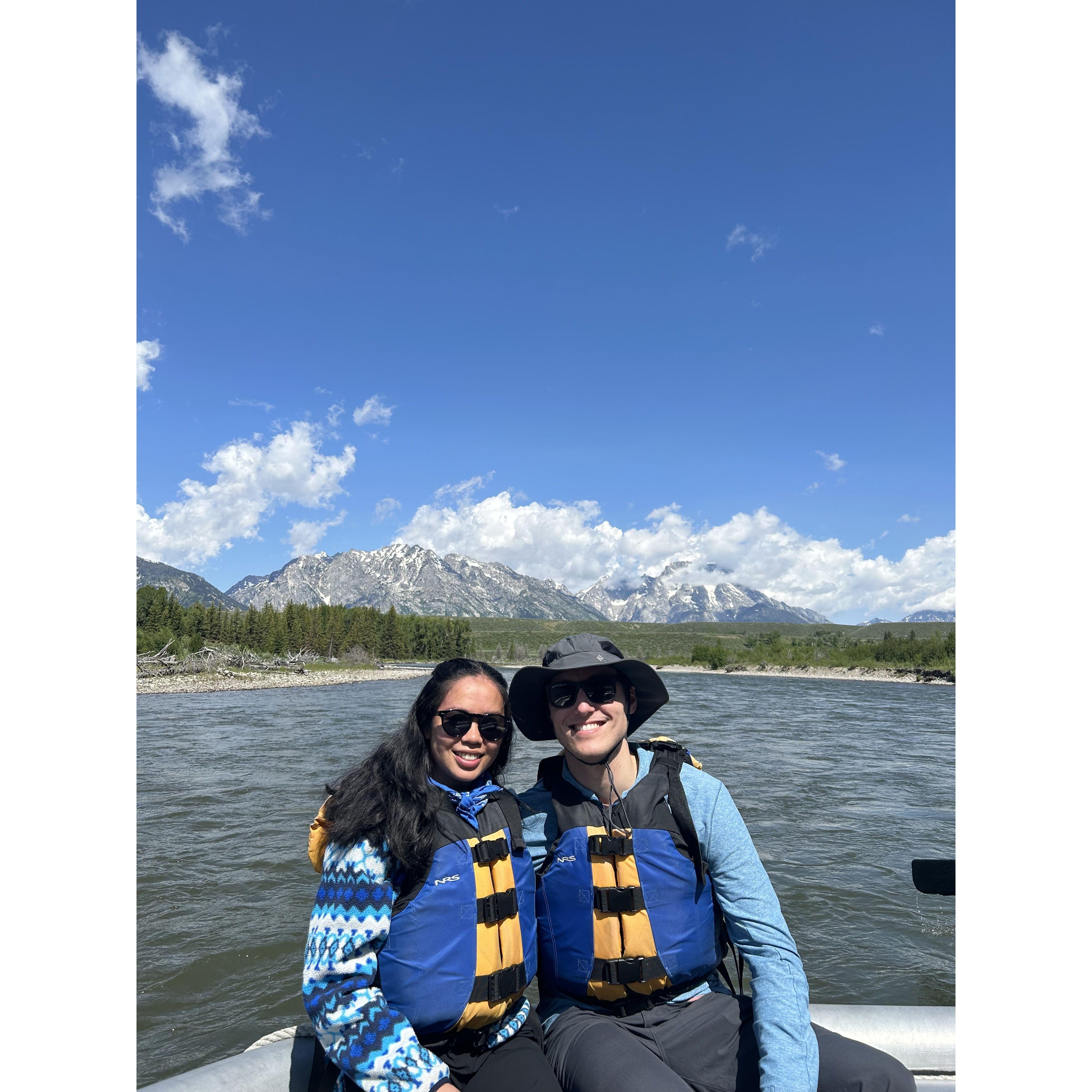 Rafting in Teton National Park
