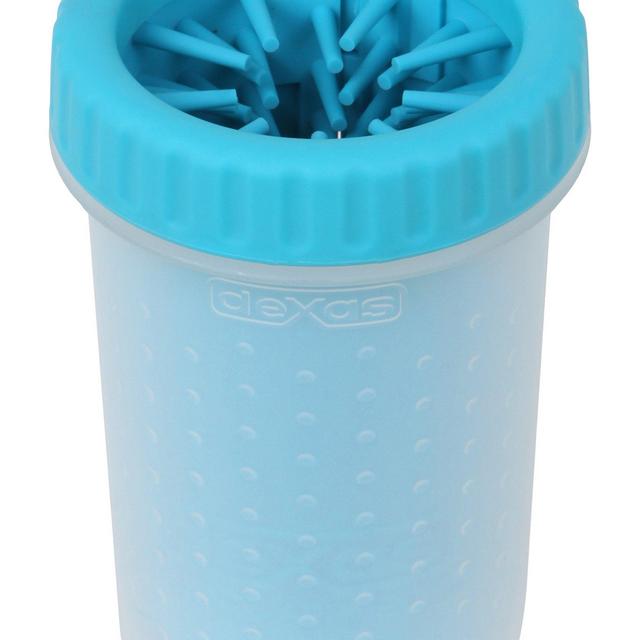 Dexas MudBuster Portable Dog Paw Cleaner, Medium, Blue