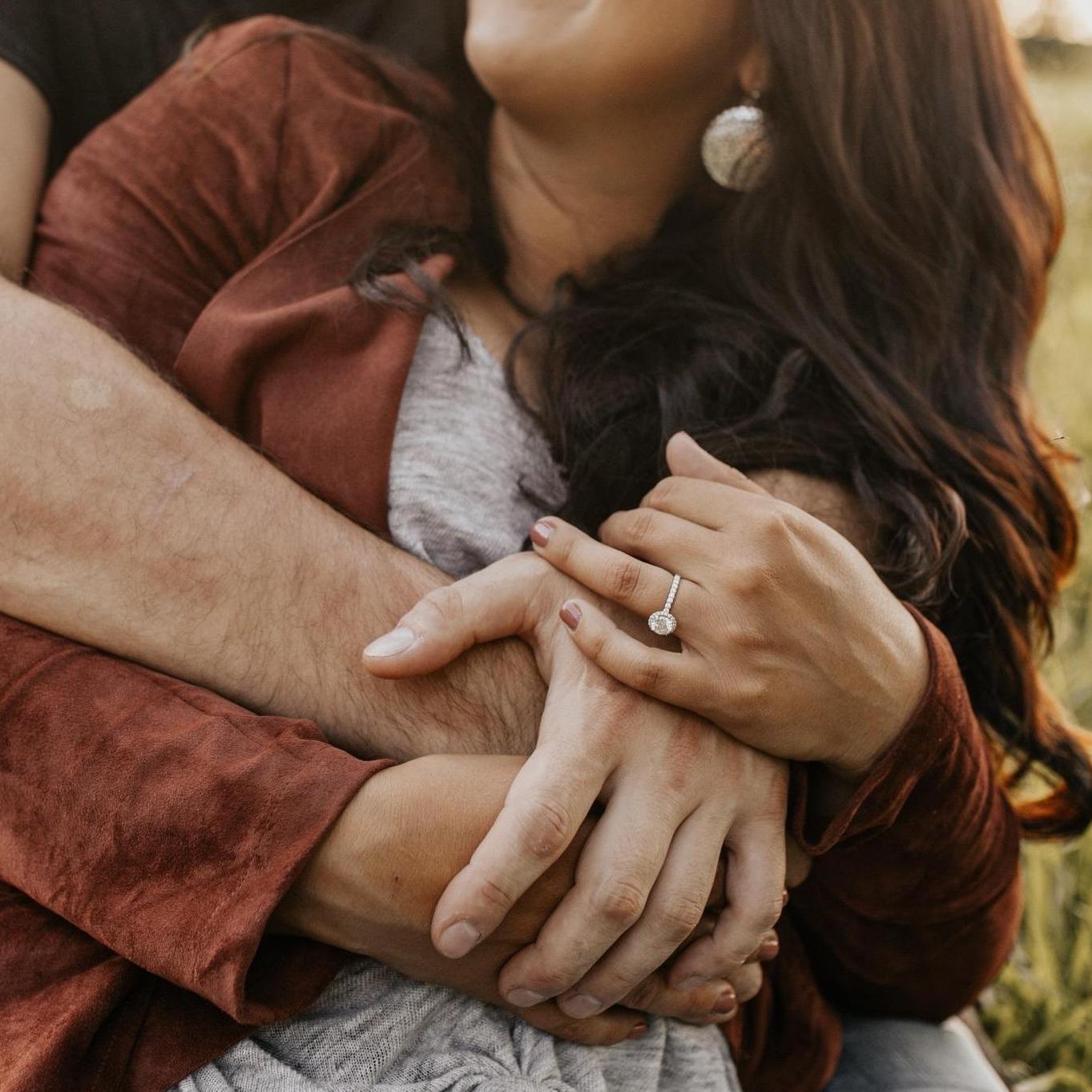 The ring is a custom made heirloom we chose together. Tucker hid it in a place he knew I would NEVER look... the fishfinder....