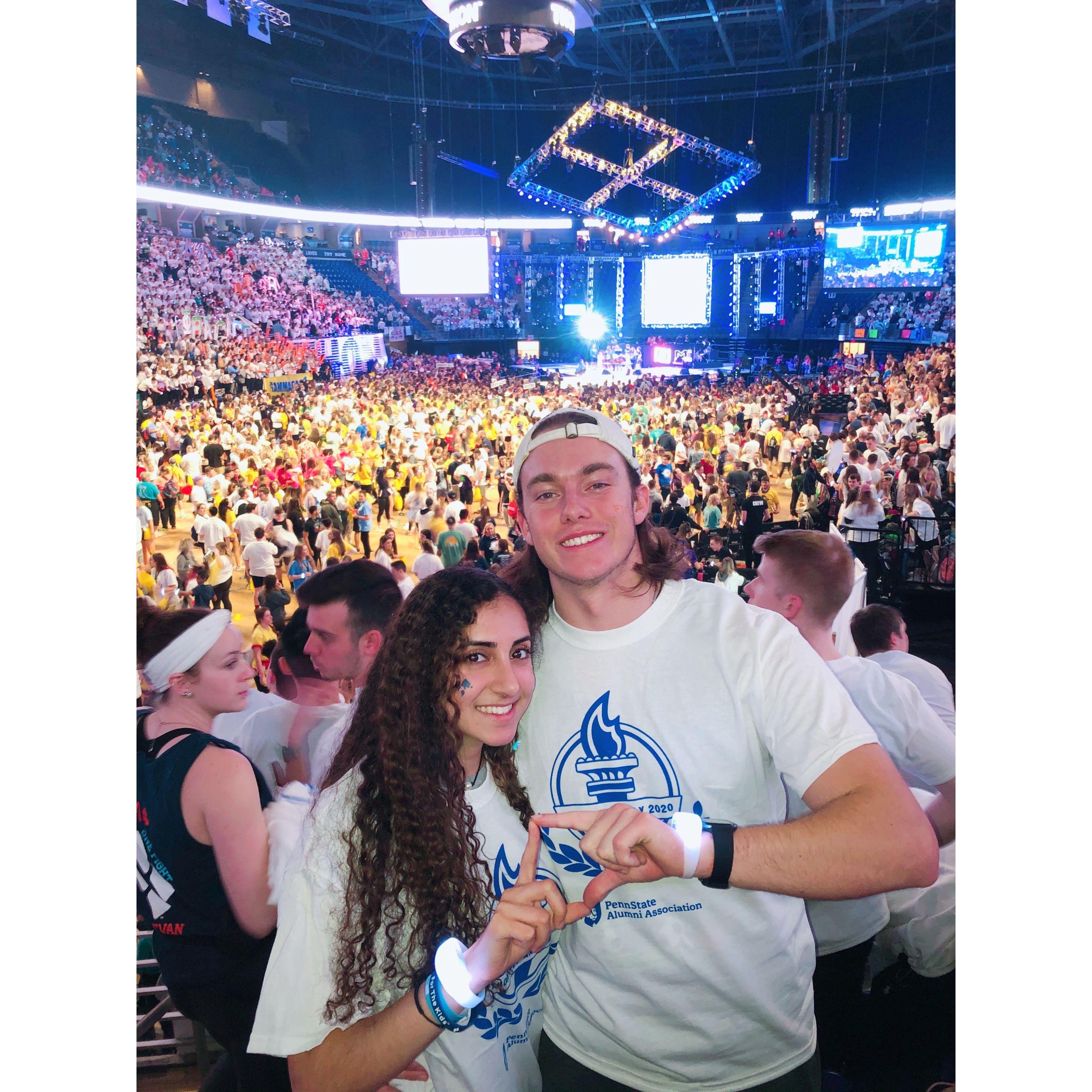 February 24, 2020. Our first THON together! We spent 46 hours on our feet together, and the shared struggle definitely brought us closer.
