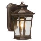 Waterton 1-Light Dark Ridge Bronze Outdoor Wall Lantern