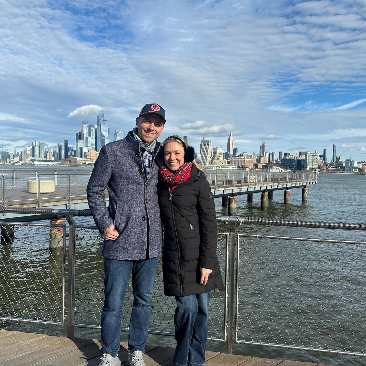 Hoboken, NJ - visting Tony's sister