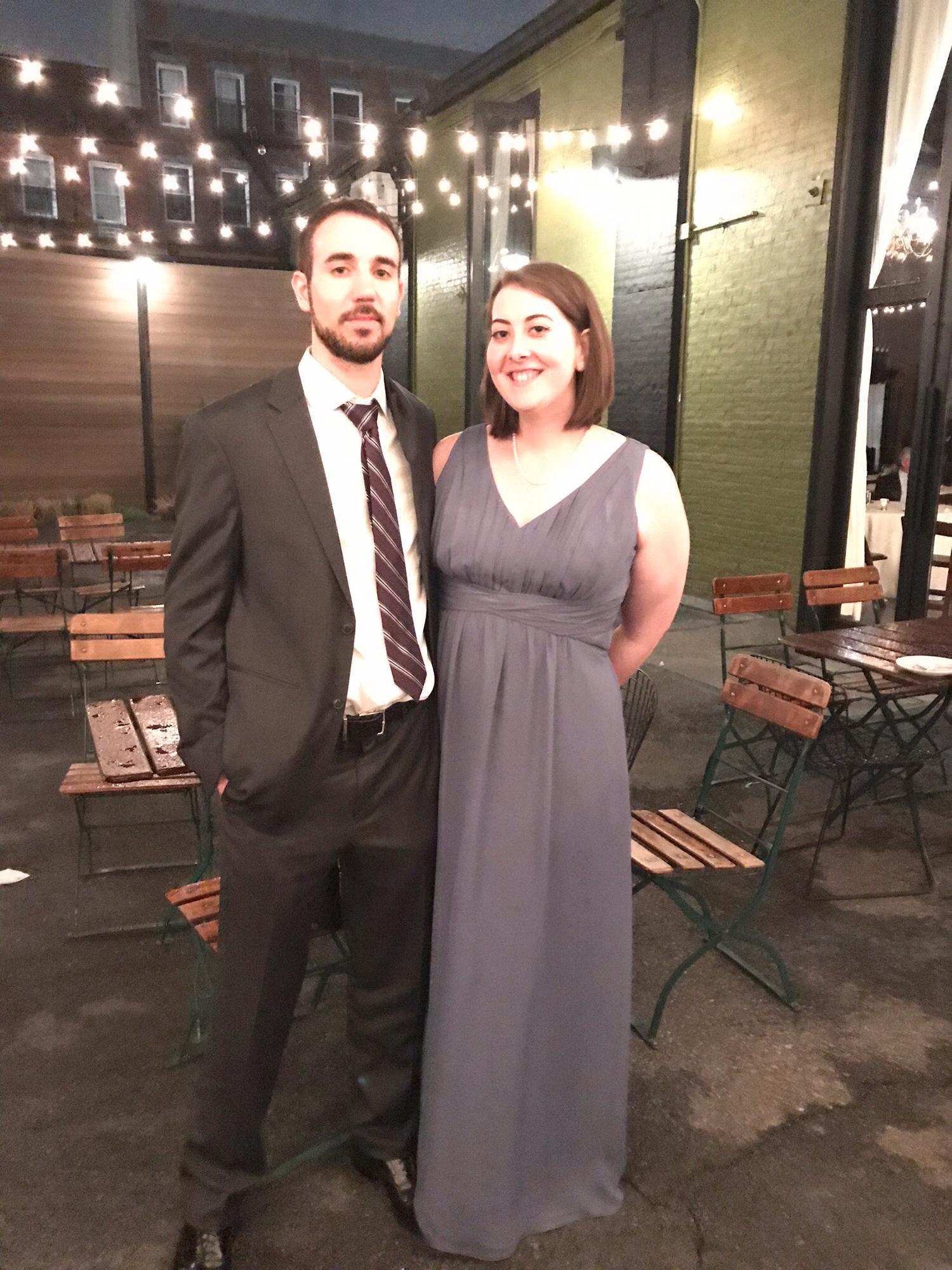 Celebrating our friends wedding