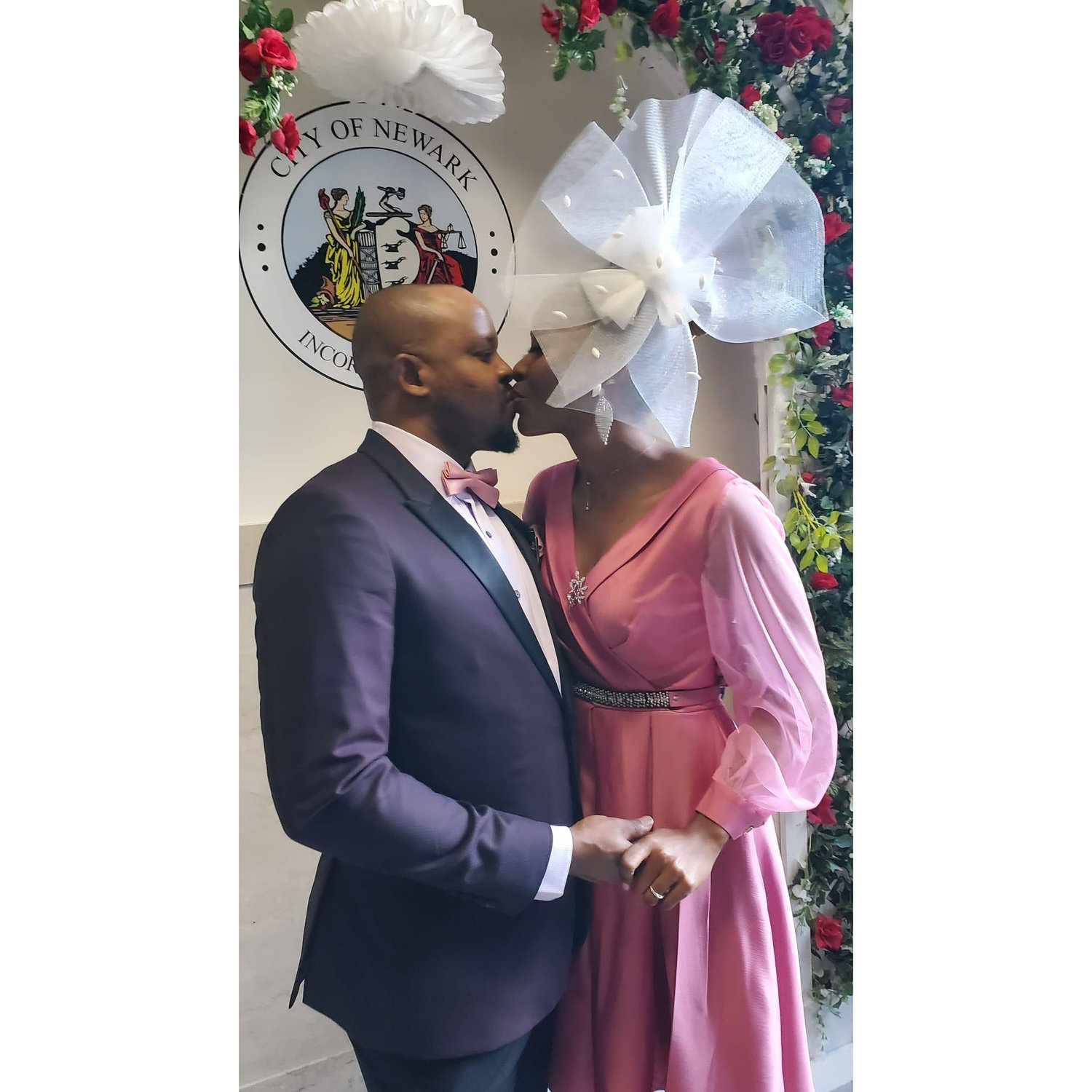 You may kiss the bride!!!