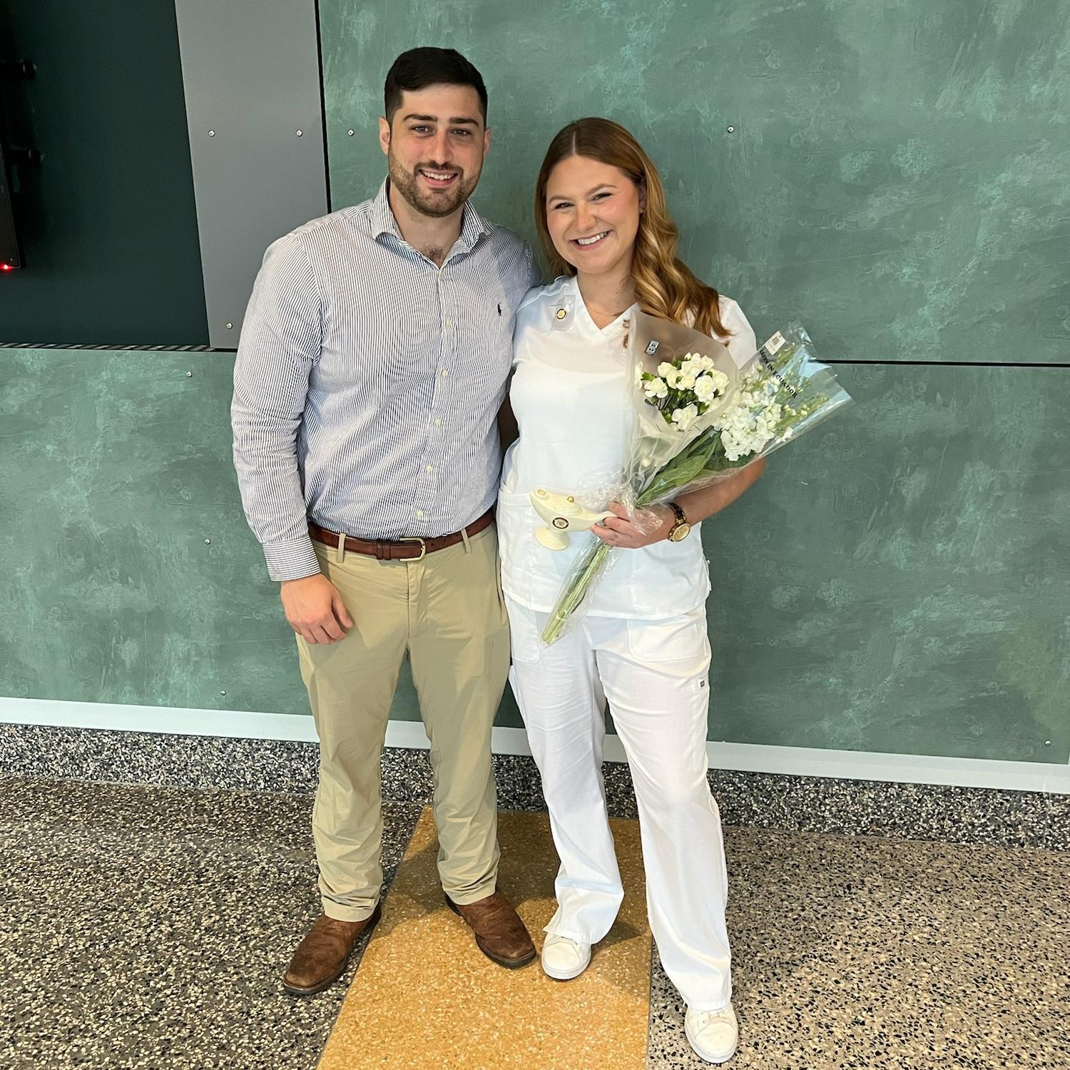 We are each otherās number one supporters through every endeavor life takes us on! Mieklanās Pinning Ceremony!
