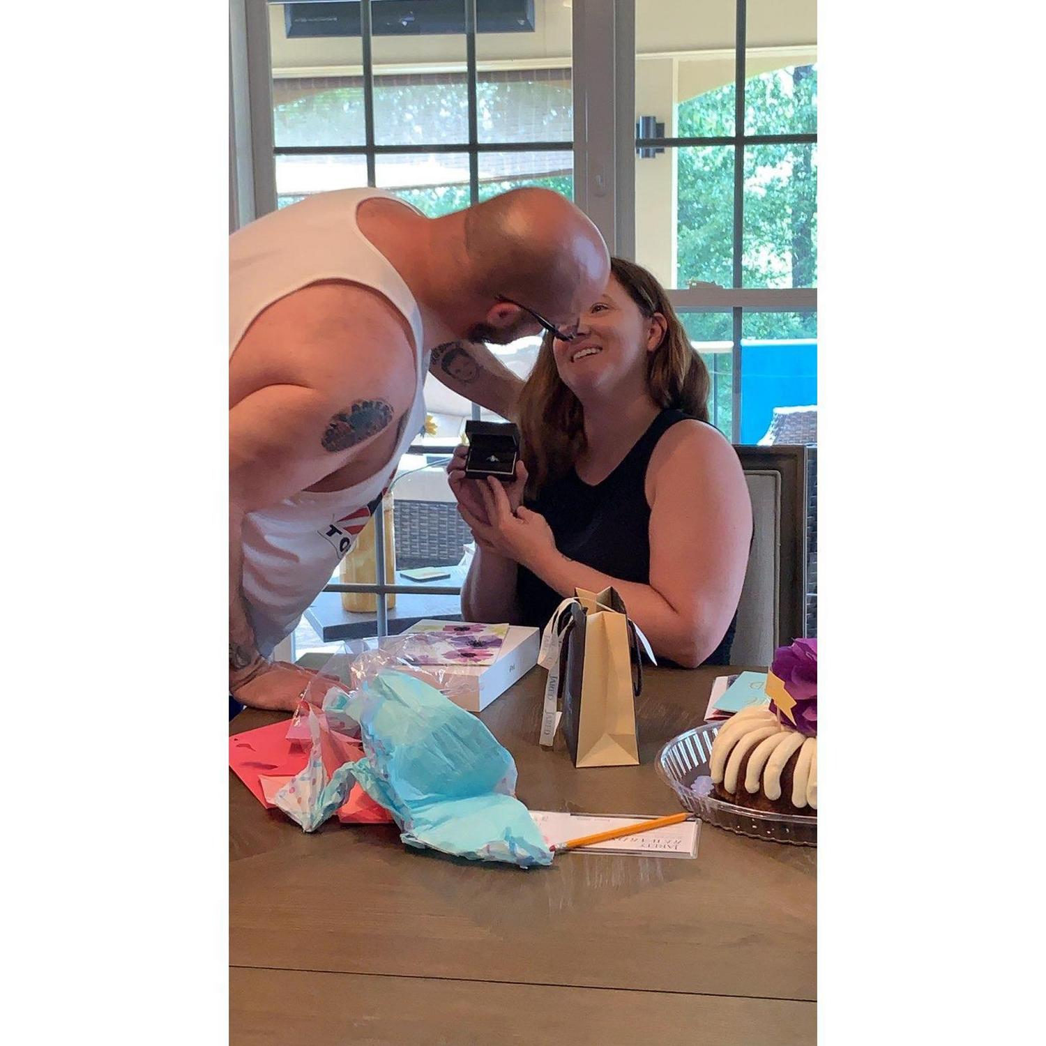 He gave me a promise ring