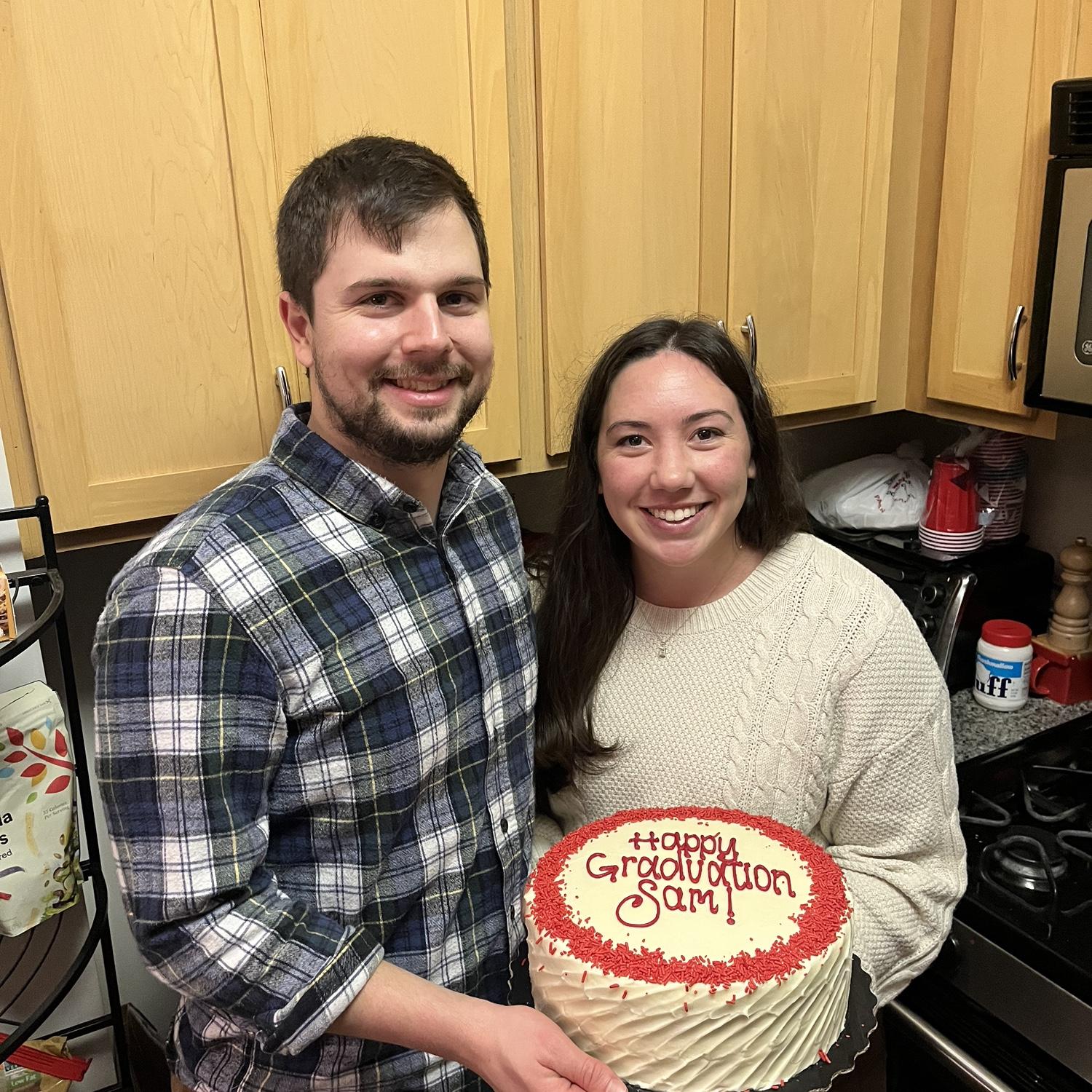 Celebrating Sam’s graduation from Georgia Tech (December 2024)