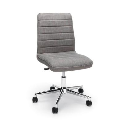 Fabric Mid Back Armless Chair - OFM