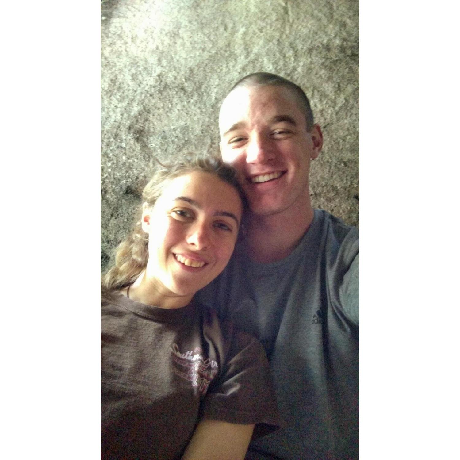 The photo before we officially started dating.