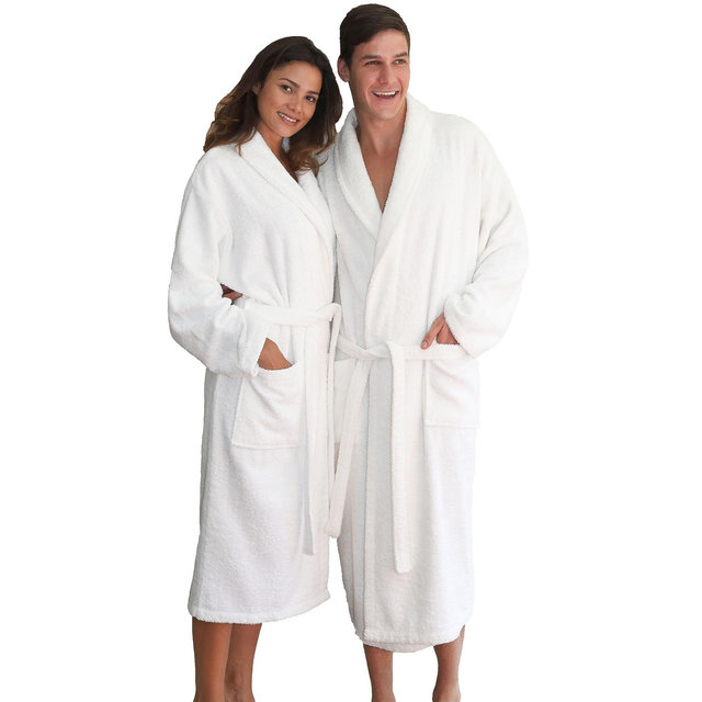 Linum Home Unisex 100% Turkish Cotton Terry Bath Robe