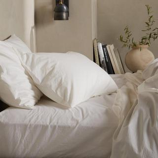 Percale Long-Staple Egyptian Cotton Fitted Sheet