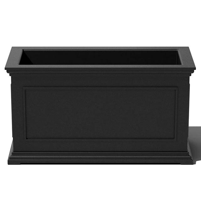 Veradek Brixton Long Planter (33 inch, Black)