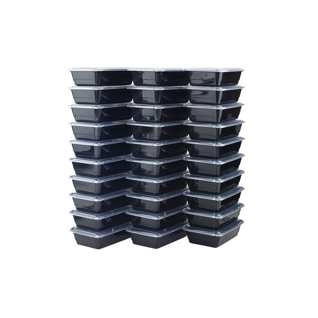 Good Cook Meal Prep Rectangle Single Compartment 30 Pack Container