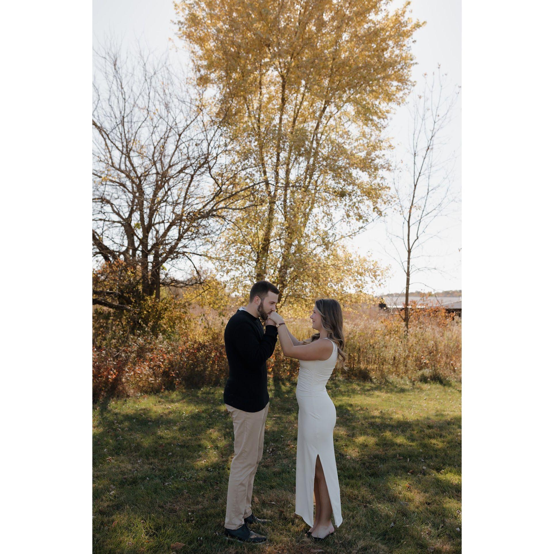 Photoshoot following the proposal