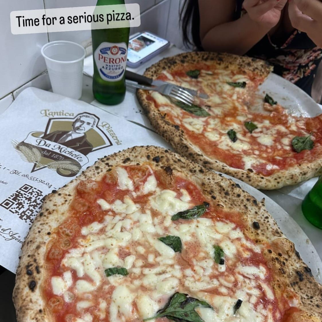 Antica pizzeria da Michele. One of the most delicious pizza in the city, and in the world!