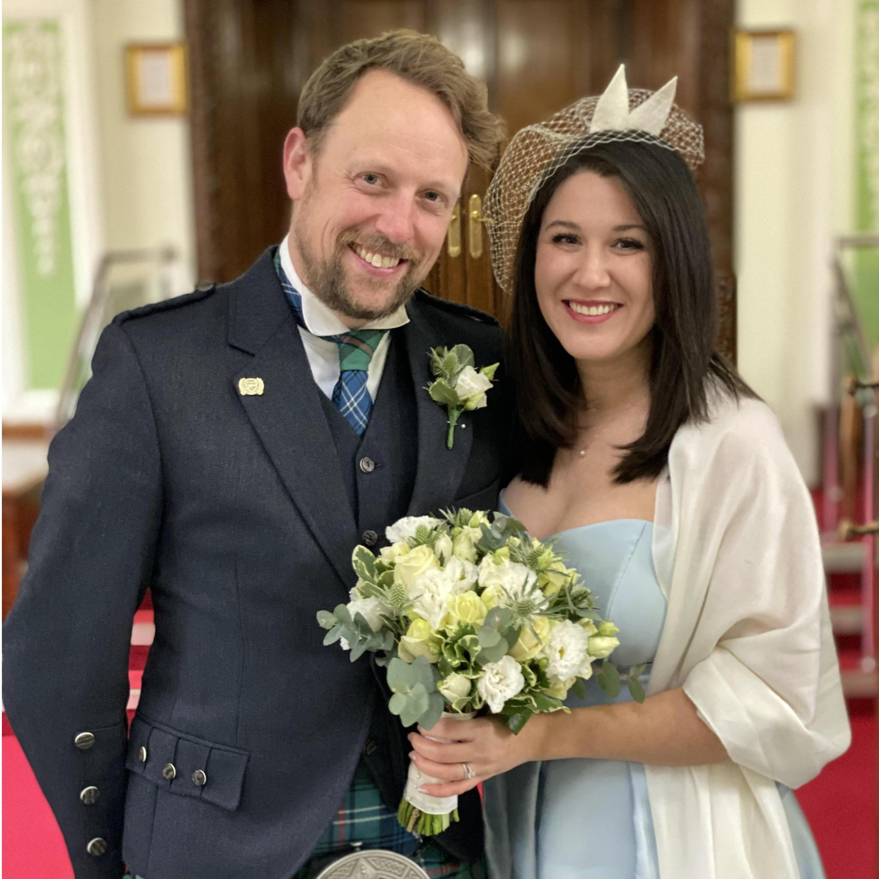 Officially husband and wife!