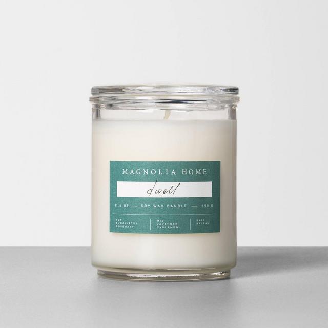 11.6oz Glass Jar Candle Dwell - Magnolia Home by Joanna Gaines