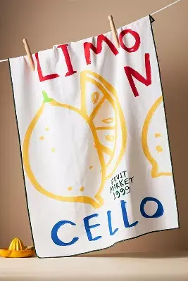 SimplyExtraJordanary Limoncello Cotton Dish Towel