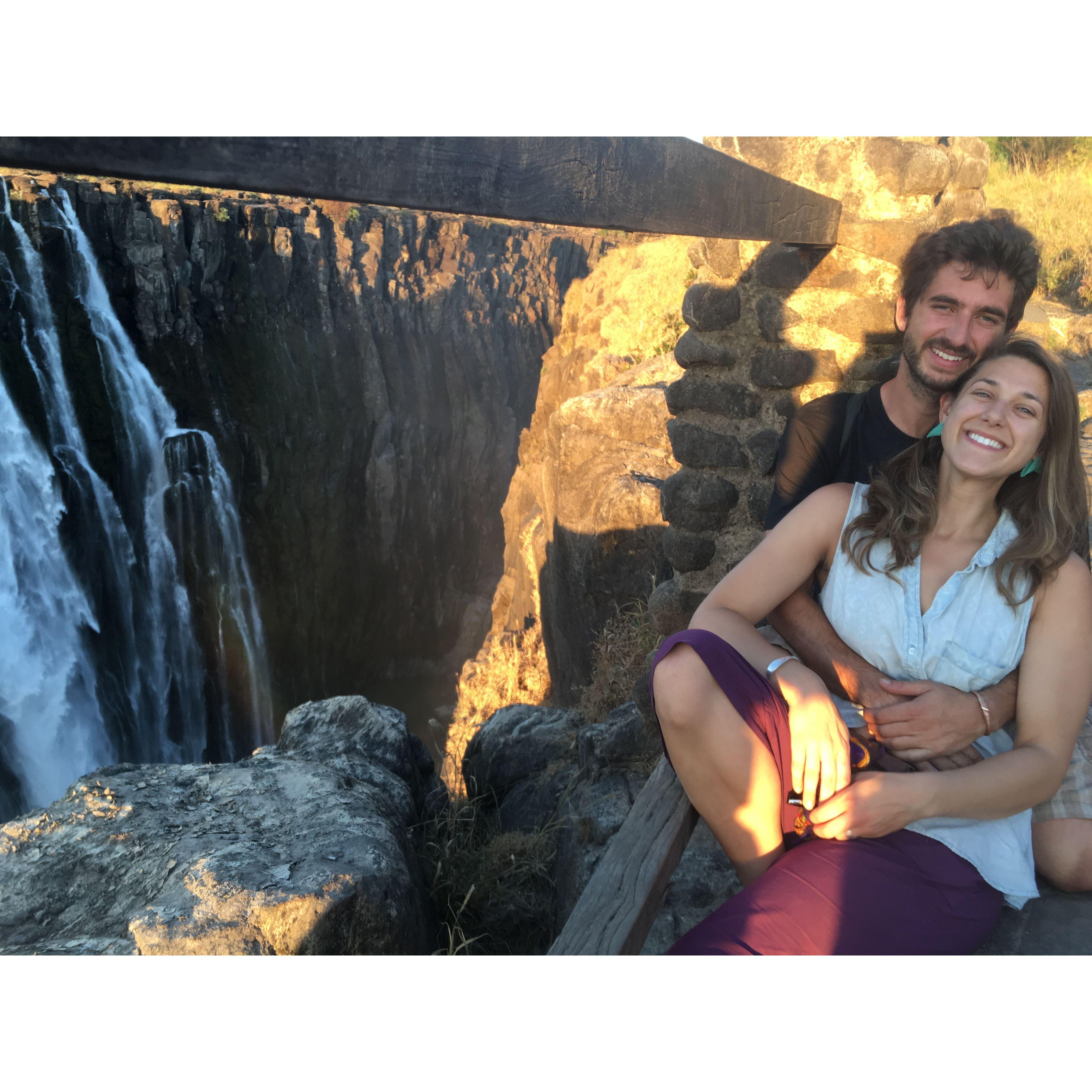 Victoria Falls 2017 between Zambia and Zimbabwe